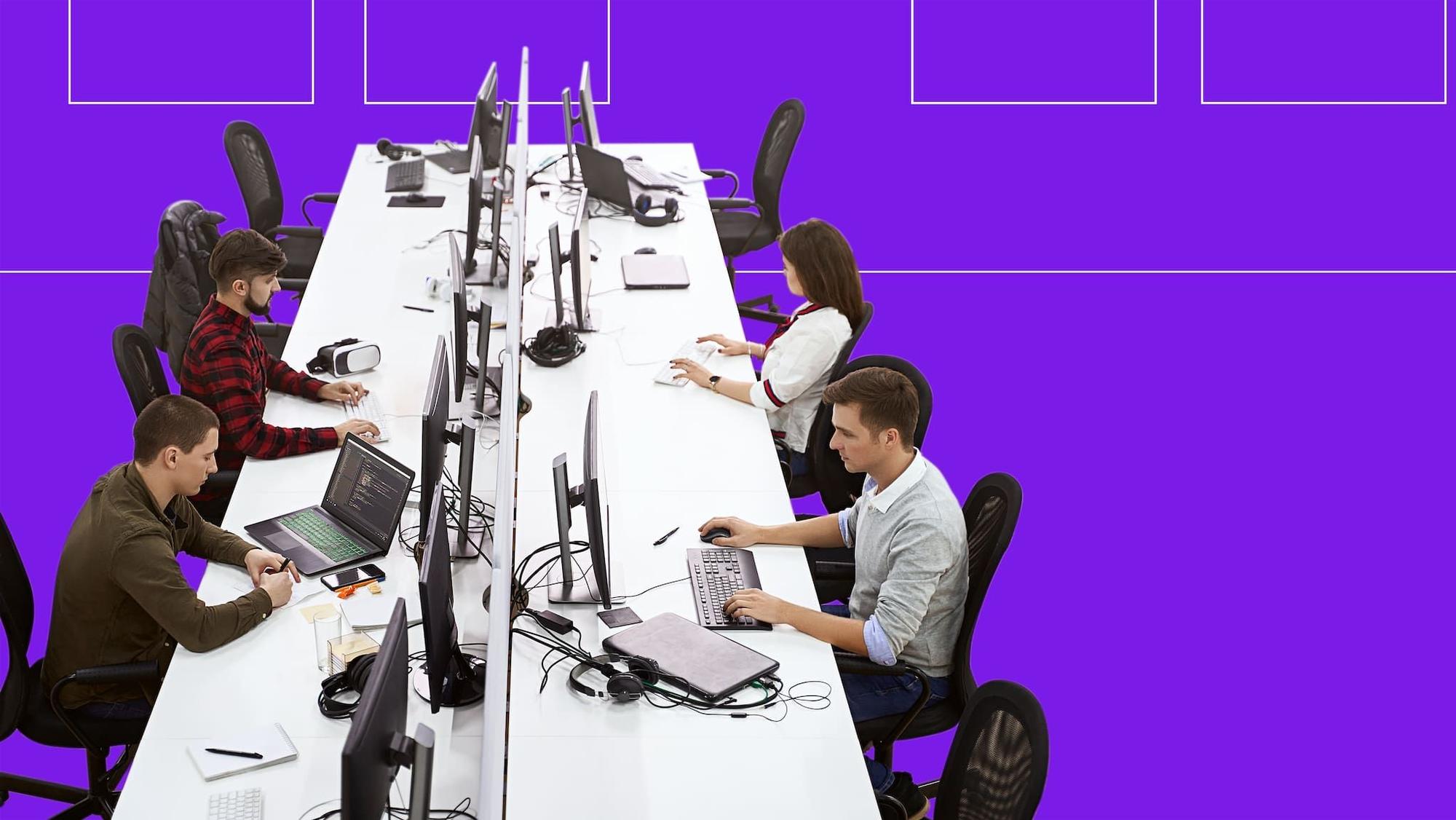 Schlecht für Konzentration und Wohlbefinden: Dass die Beschäftigten unter Akustik und Geräuschkulisse in vielen Work Spaces leiden, verstärkt von modernen Materialien wie Glas oder Beton, bemängeln viele Experten. . RND