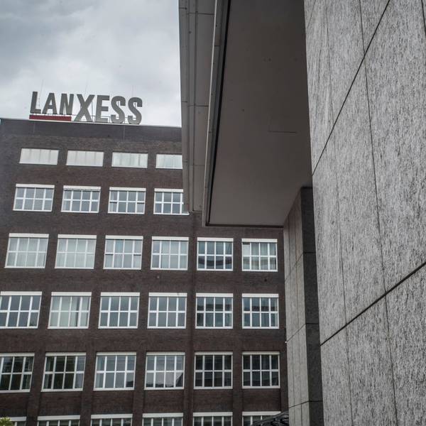 Lanxess-Gebäude im Chempark Leverkusen