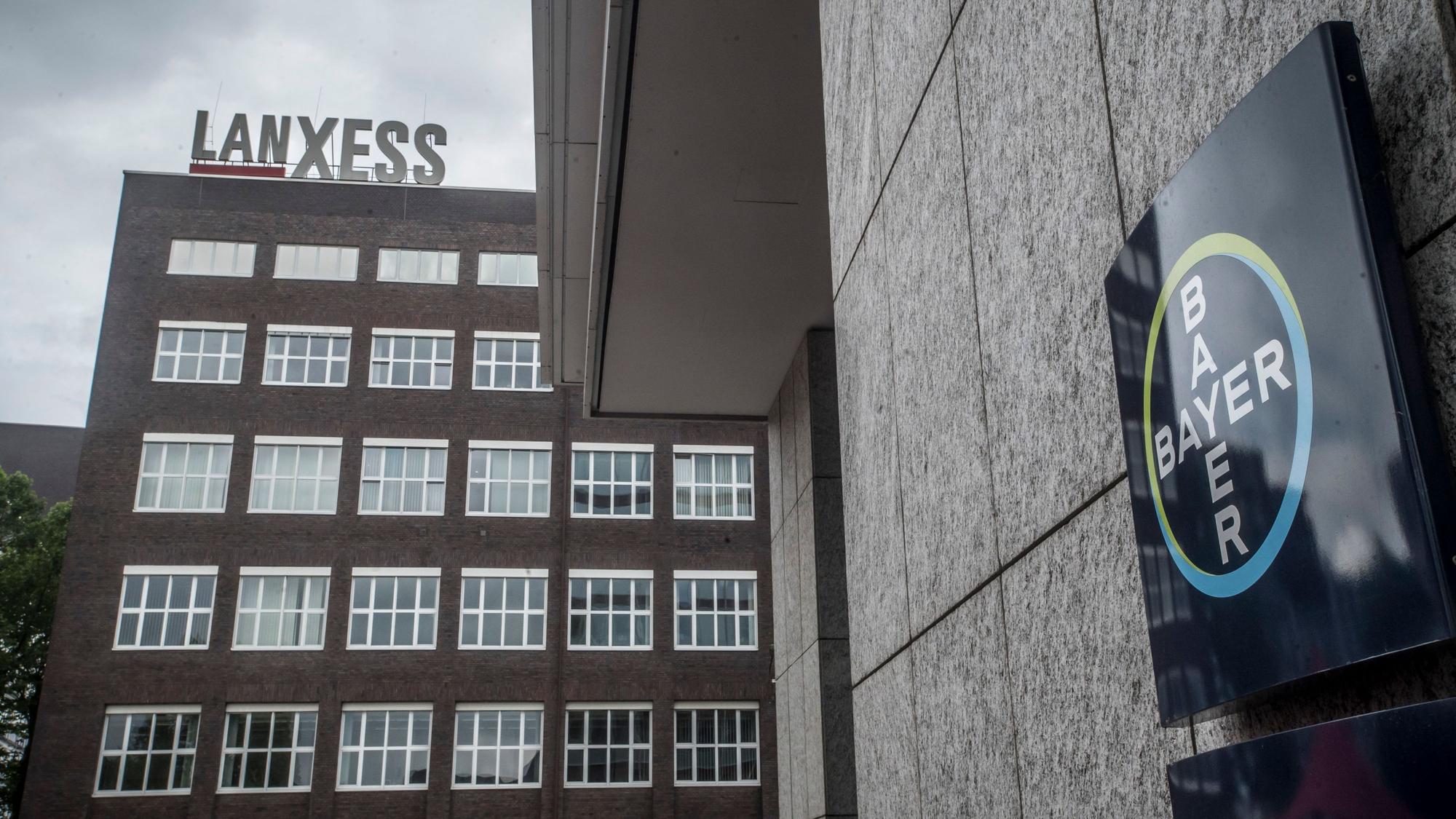 Lanxess-Gebäude im Chempark Leverkusen