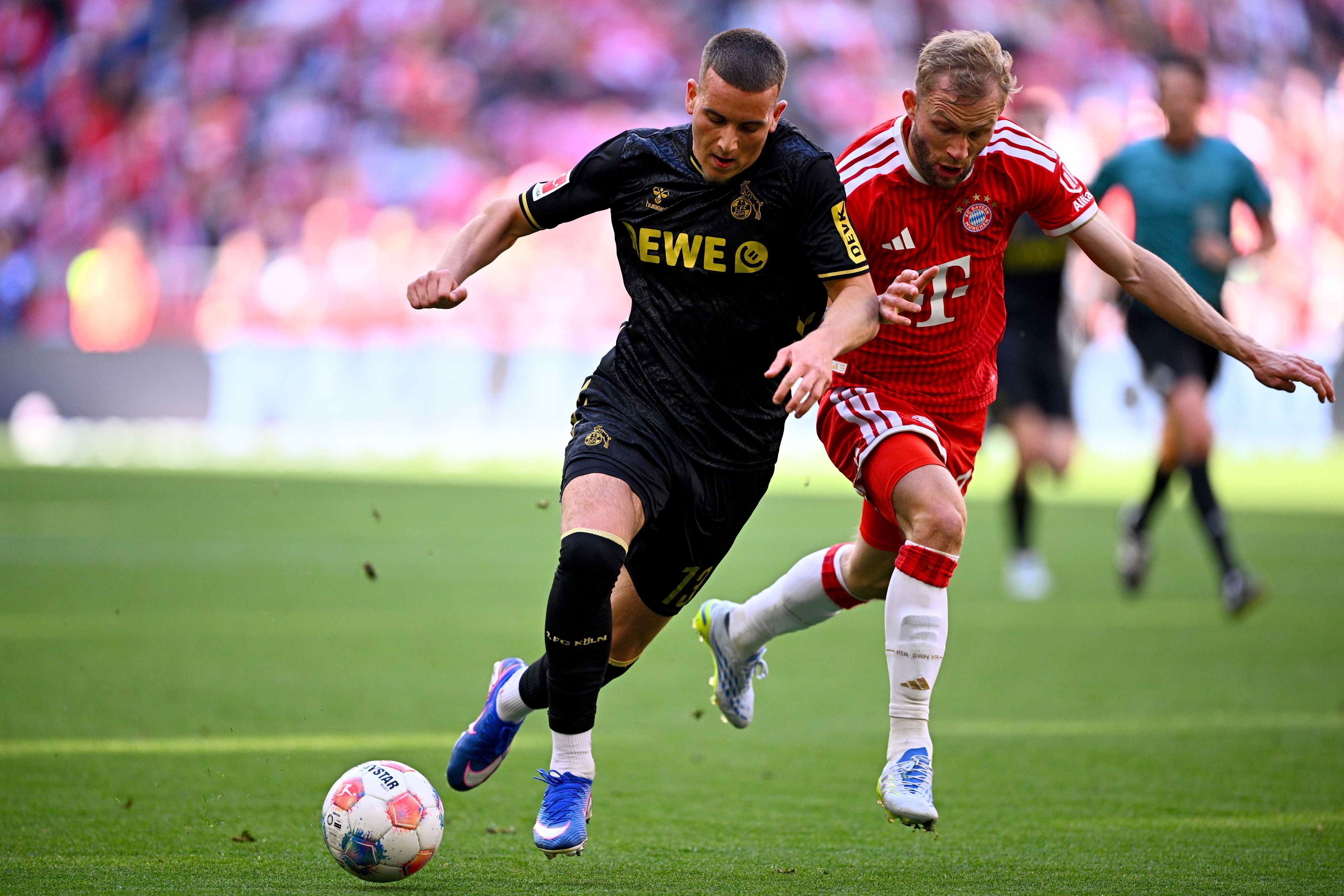 Said El Mala lief am Samstag in der Allianz-Arena allen davon – auch Konrad Laimer.