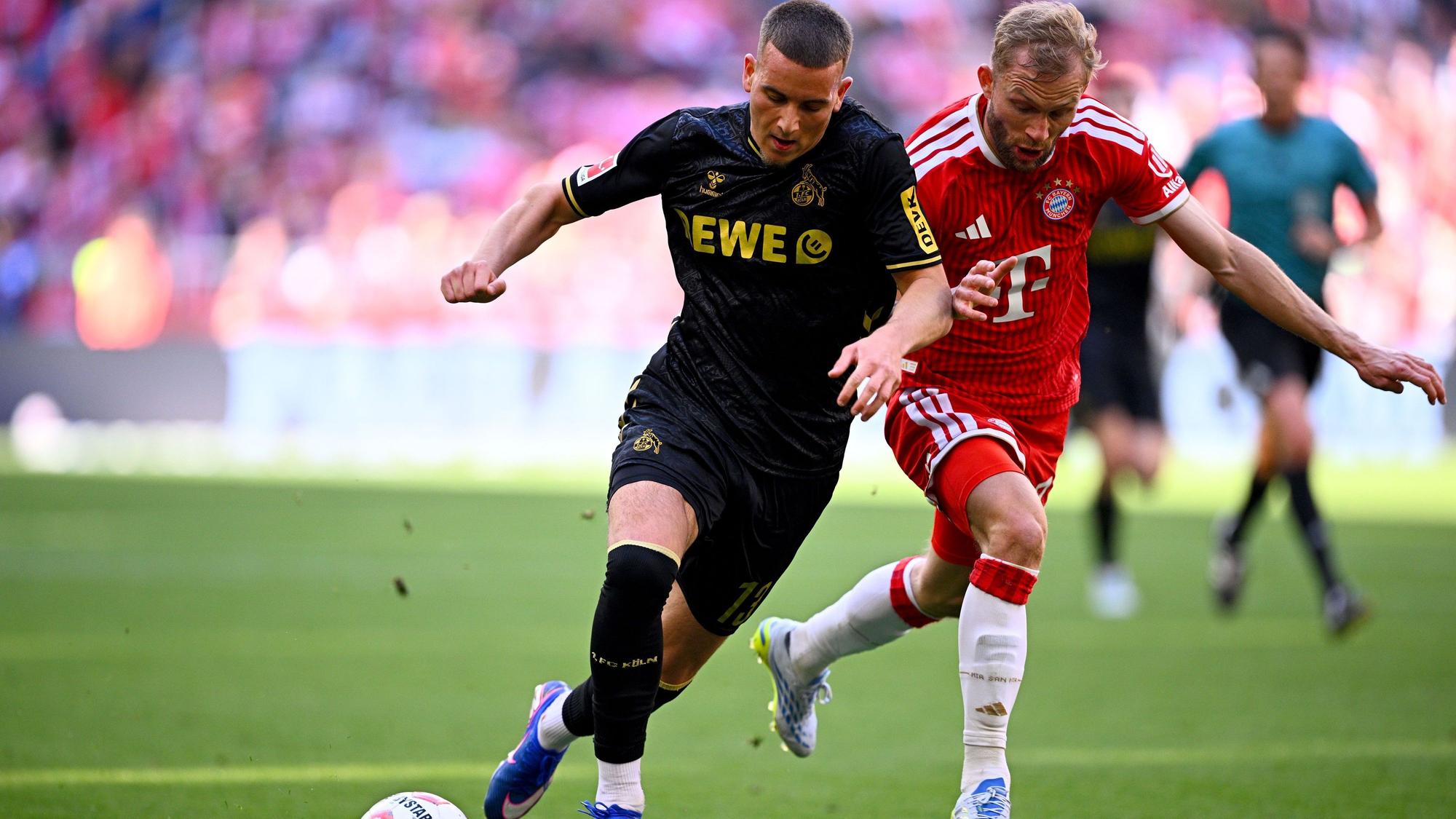 Said El Mala lief am Samstag in der Allianz-Arena allen davon – auch Konrad Laimer.