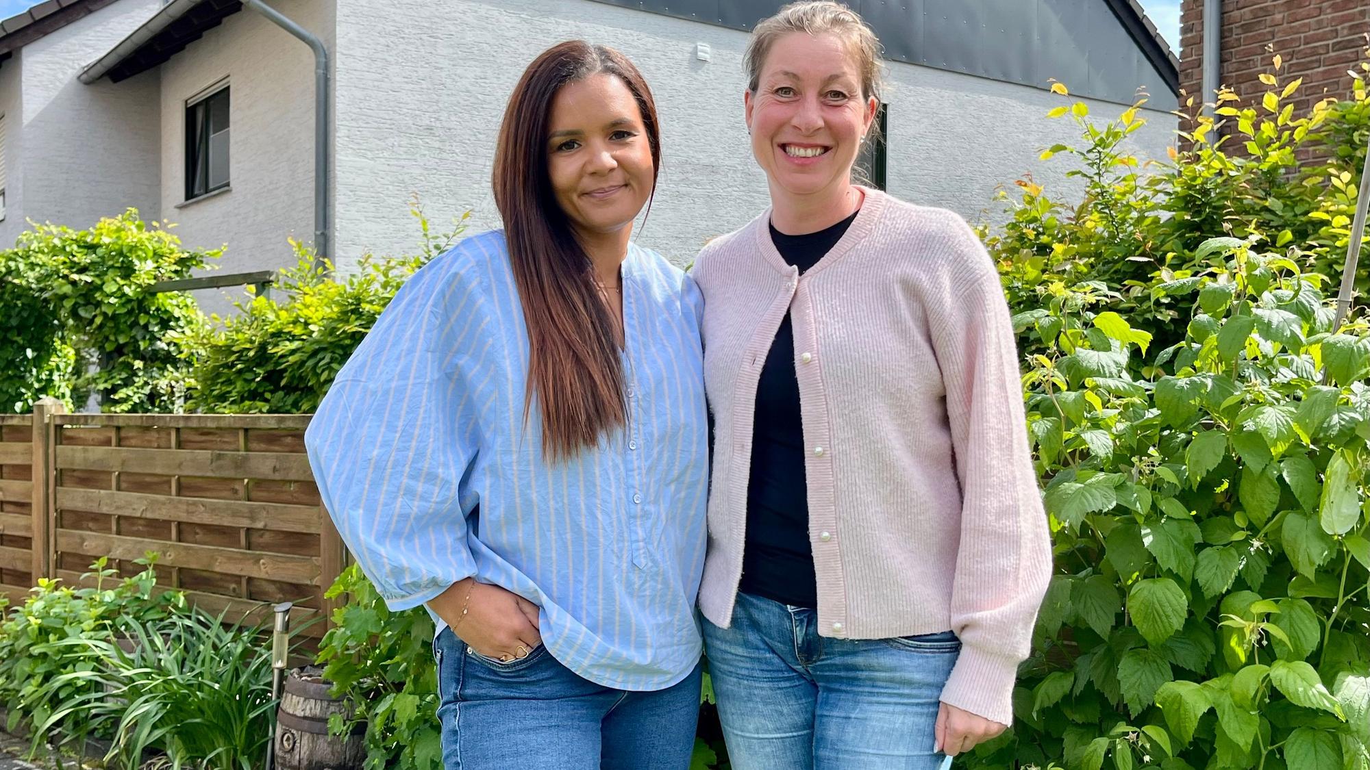 Zu sehen sind Yvonne Auerswald und Sandra Klick.