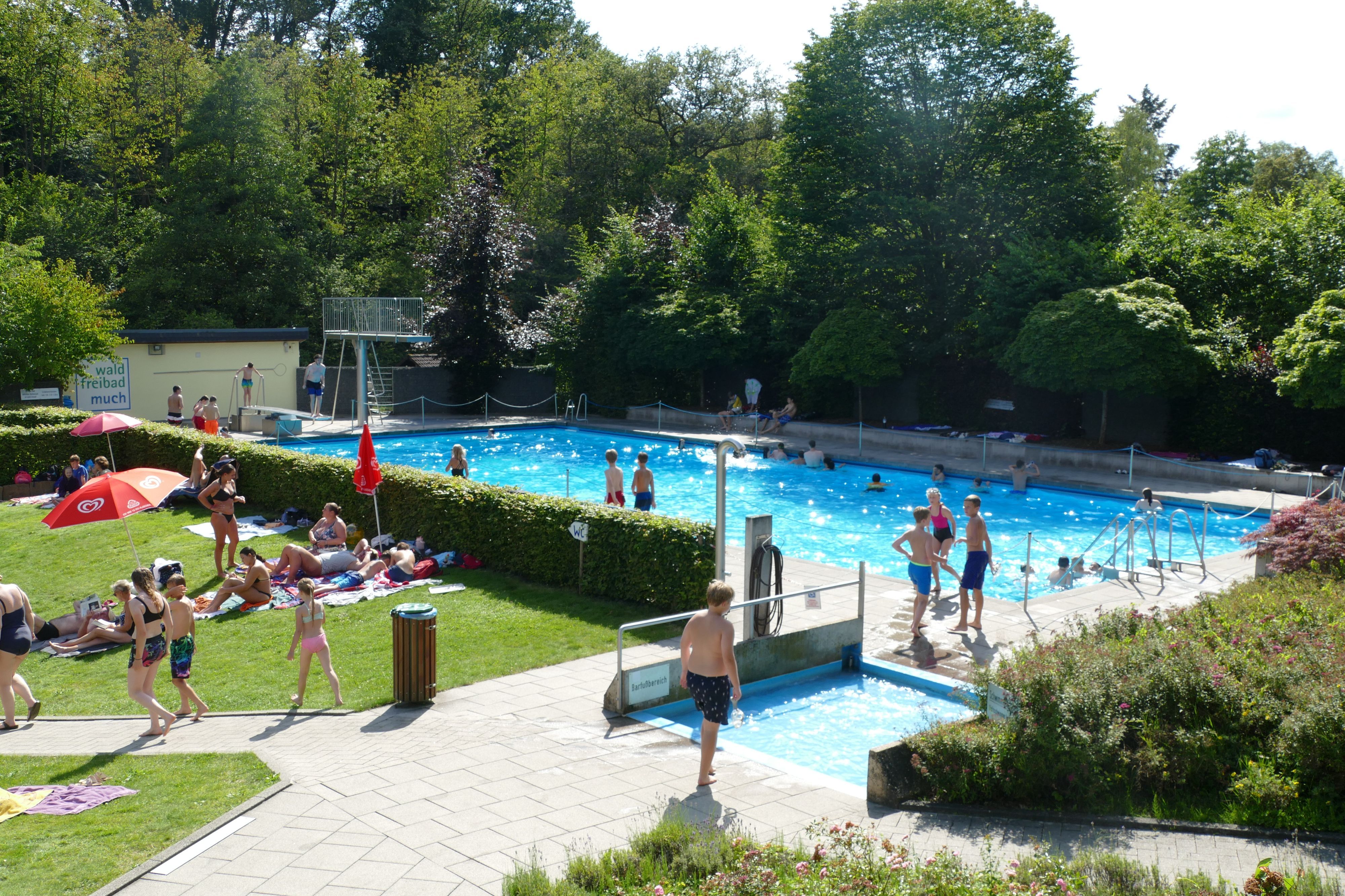 Das Waldfreibad Much.