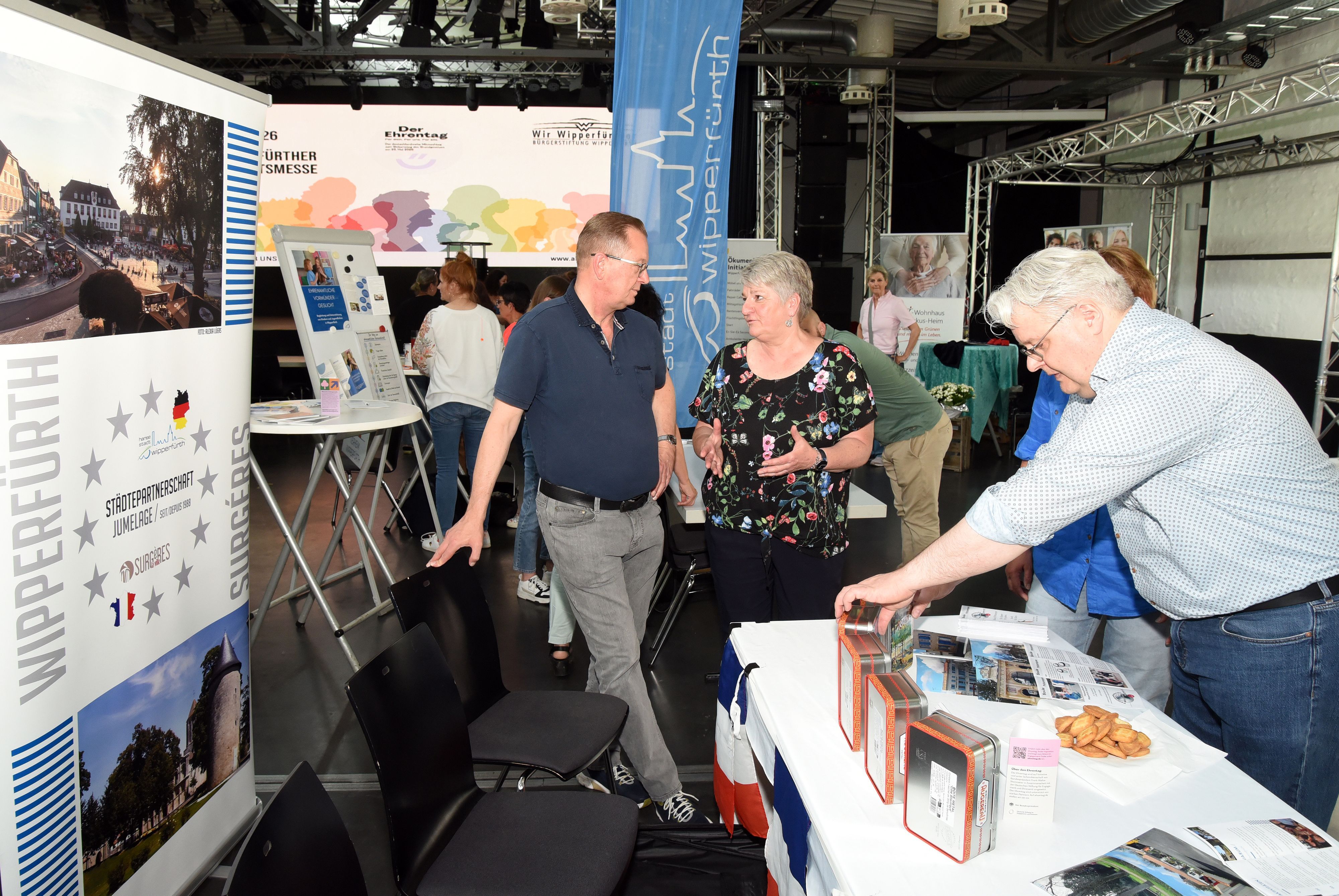 Die Alte Drahtzieherei war Samstag Schauplatz der ersten Wipperfürther Ehrenamtsmesse mit viel Information und Wissenswertem.