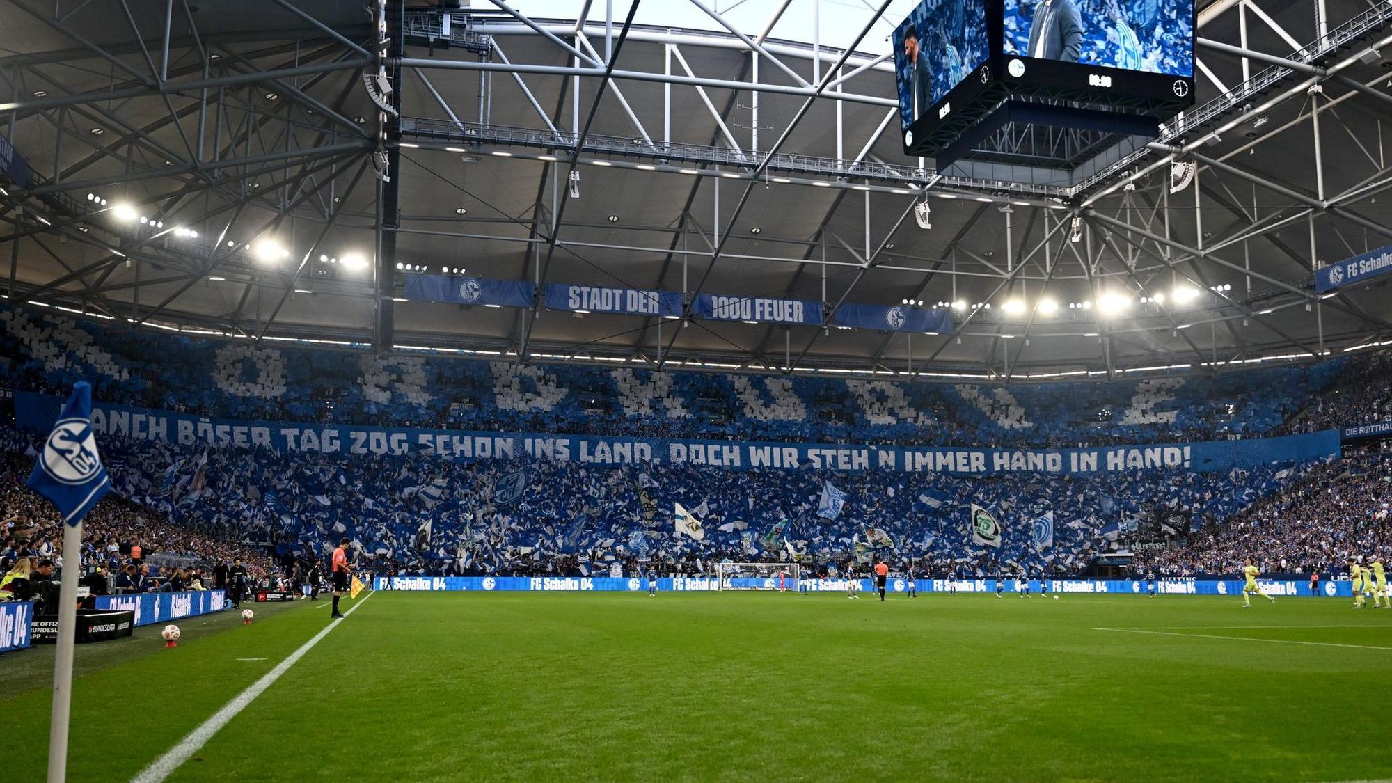 Fußball-Arena auf Schalke