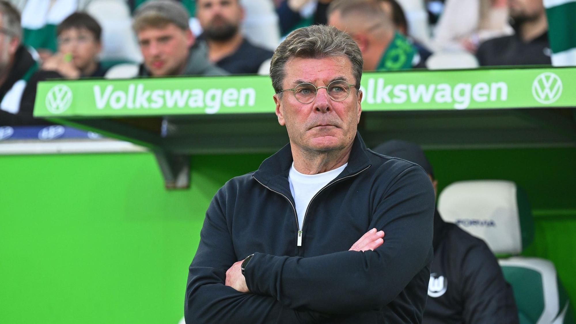 Wolfsburgs Trainer Dieter Hecking