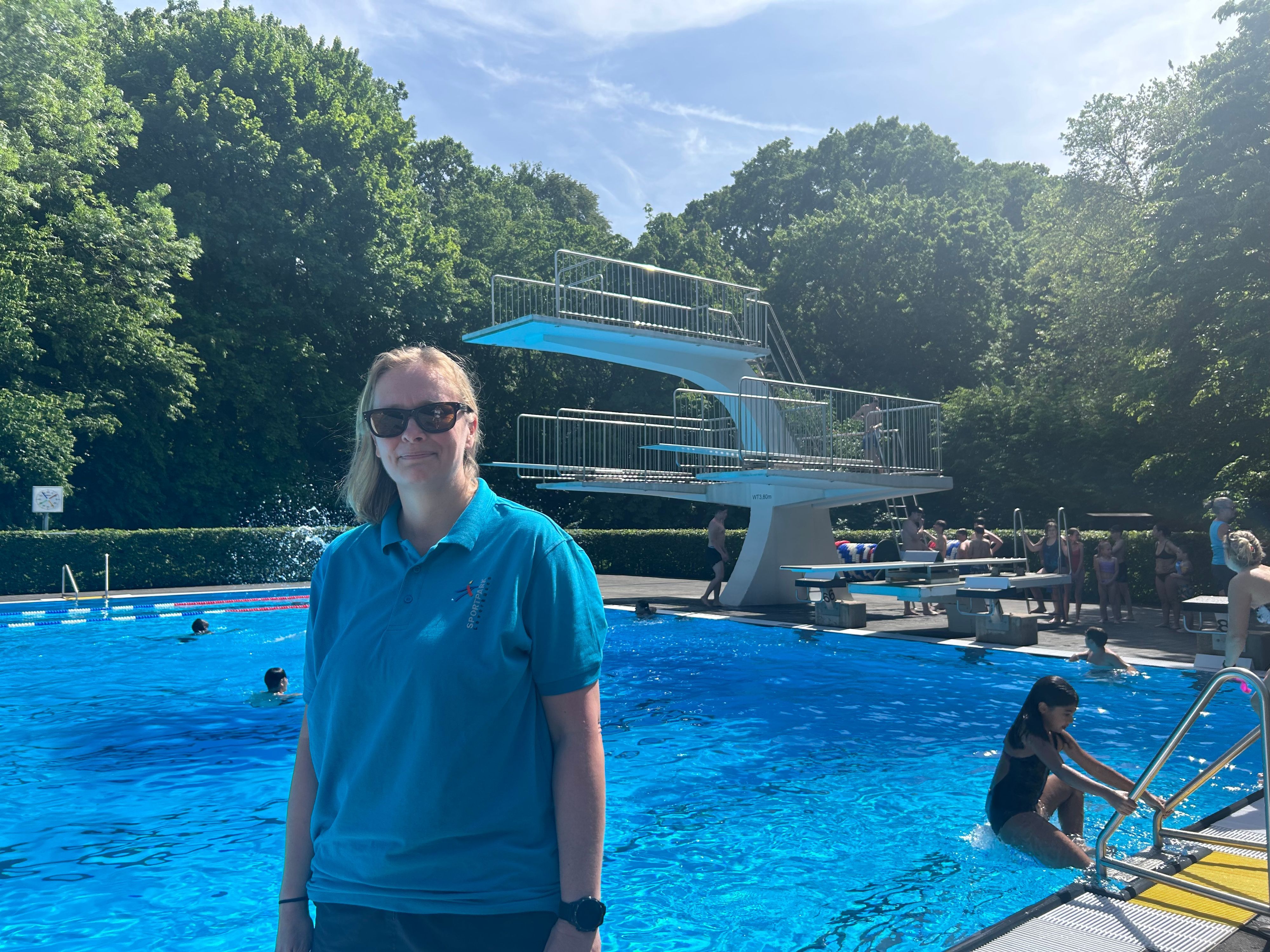 Badleiterin Melanie Materne (50) vom Freibad Wiembachtal