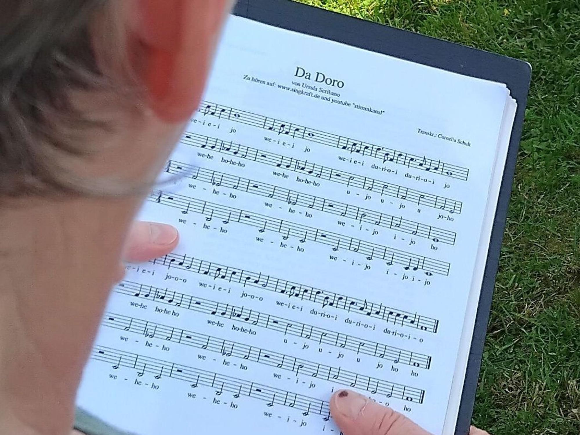 Der Text, nur Silben wie Ho di jo, ist simpel, mehr Übung erfordern Melodien, Rhythmen und Einsätze beim archaischen Rufgesang der Berge.