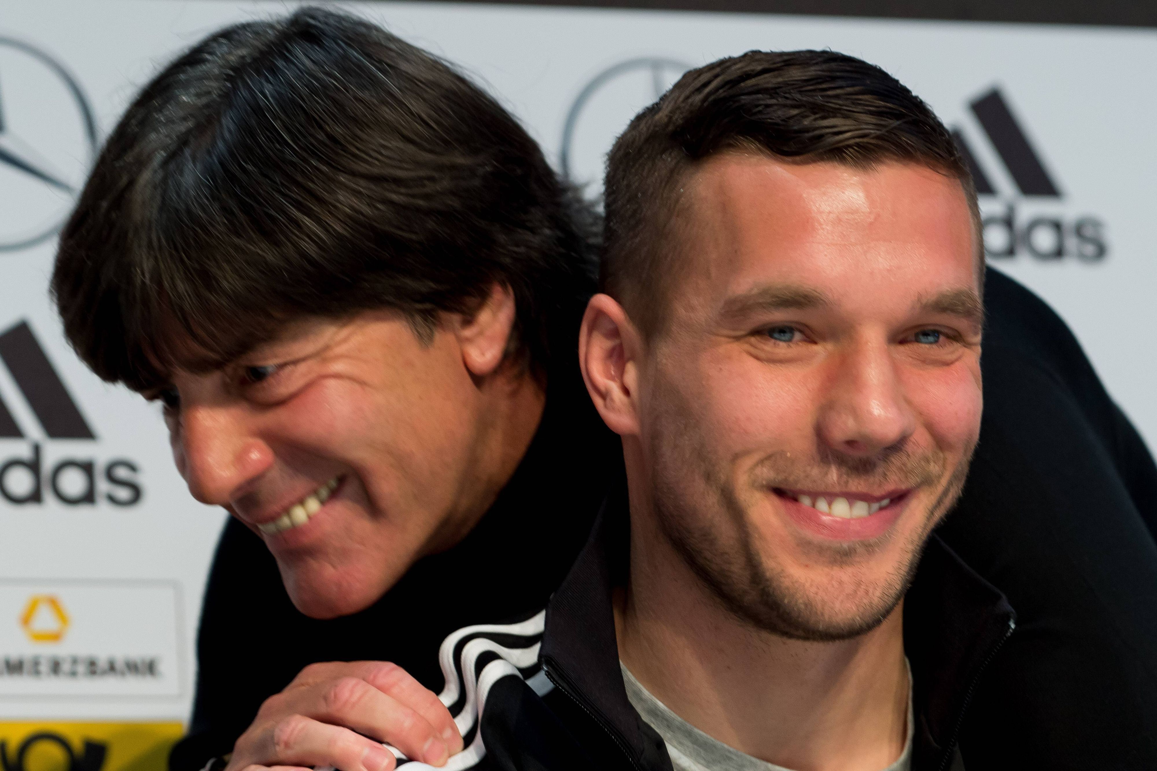 Joachim Löw war einer von Podolskis Wohlfühltrainern.