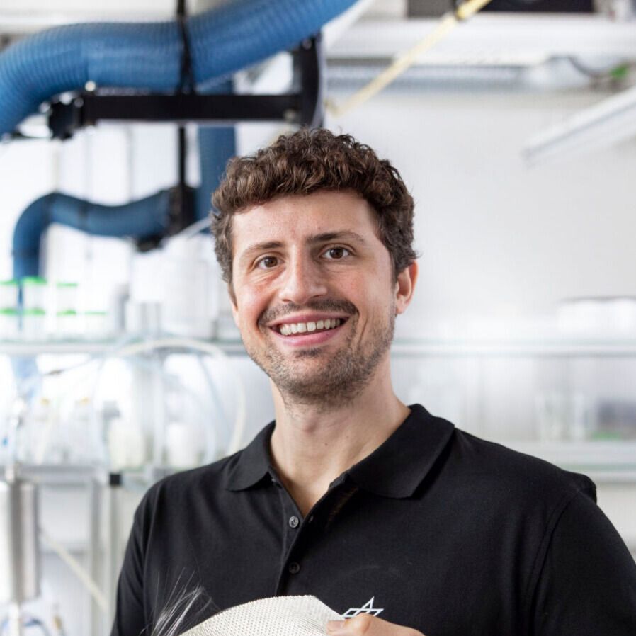 Vito Leisner ist Co-Gründer des Start-ups Fox Composites, einer Ausgründung des DLR.