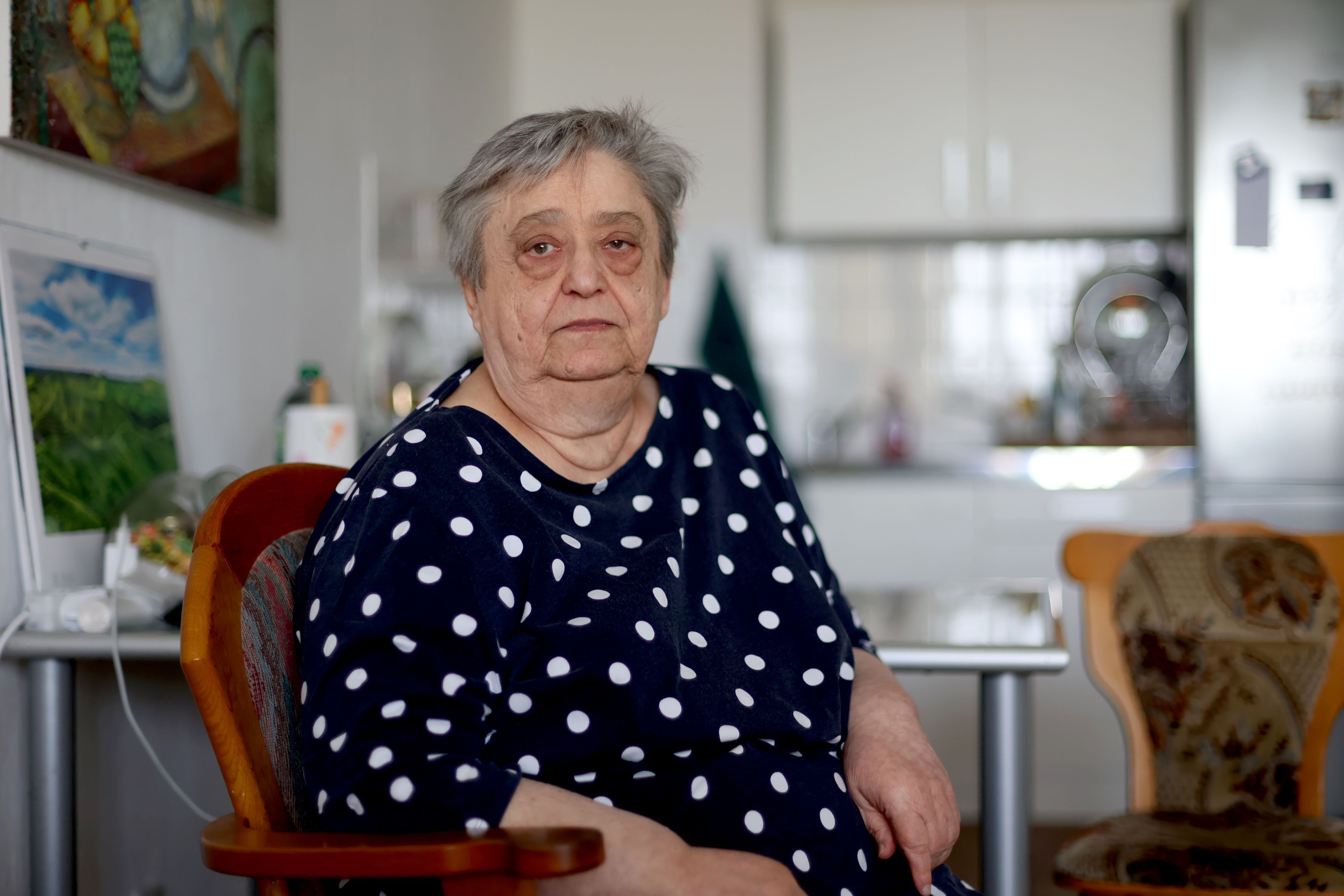 Die 85-jährigen Lea Brudna wohnt in Chorweiler.