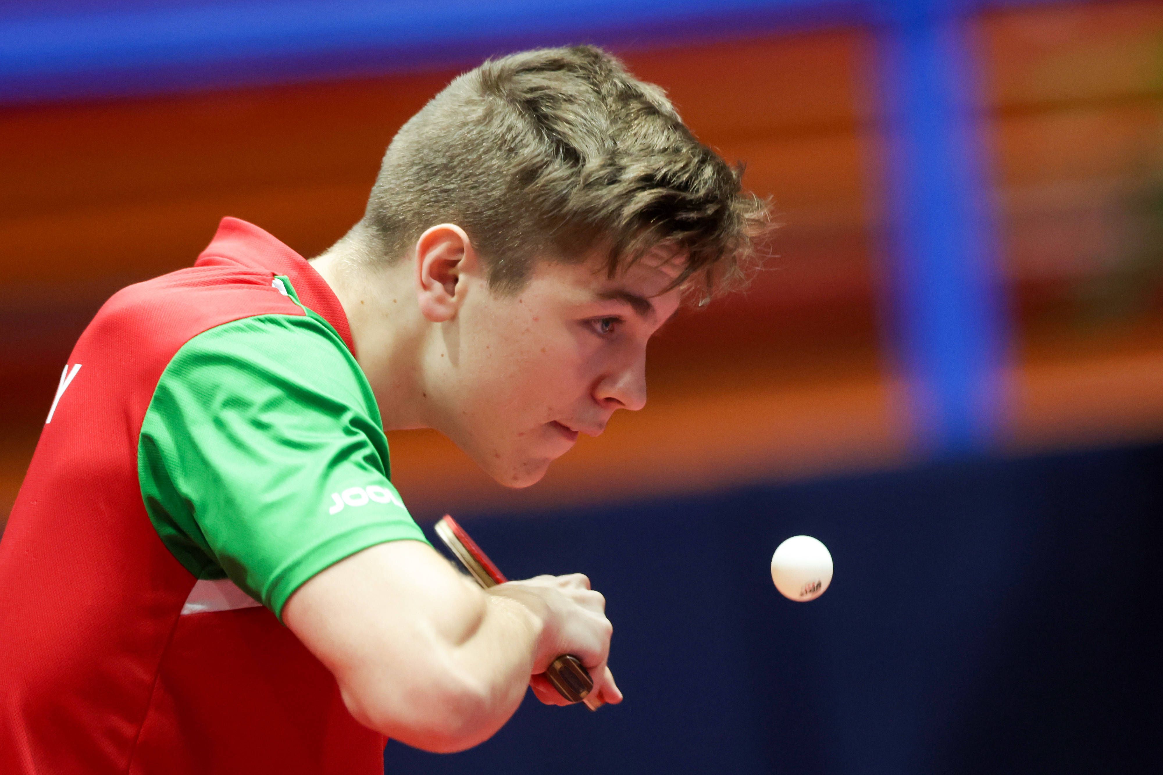 WTT Contender Zagreb Qualification Leonie Hartbrich of Hungary, Balazs Lei of Hungary compete against Lee Zion of South Korea, Cho Seungmin of South Korea during WTT Contender Zagreb 2023 Mixed Doubles Round 2 Qualification match at Dom Sportova in Zagreb, Croatia on June 28, 2023. LukaxStanzl/PIXSELL