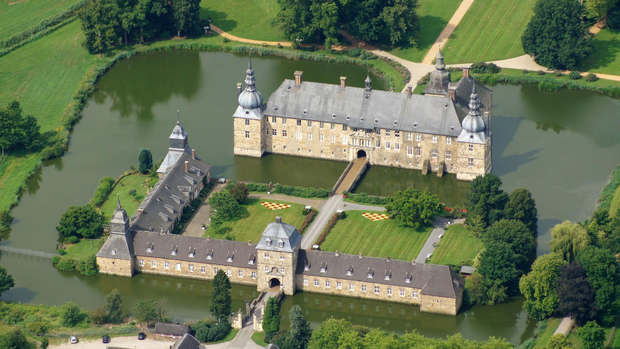 Schloss Lembeck von oben. (Archivbild)