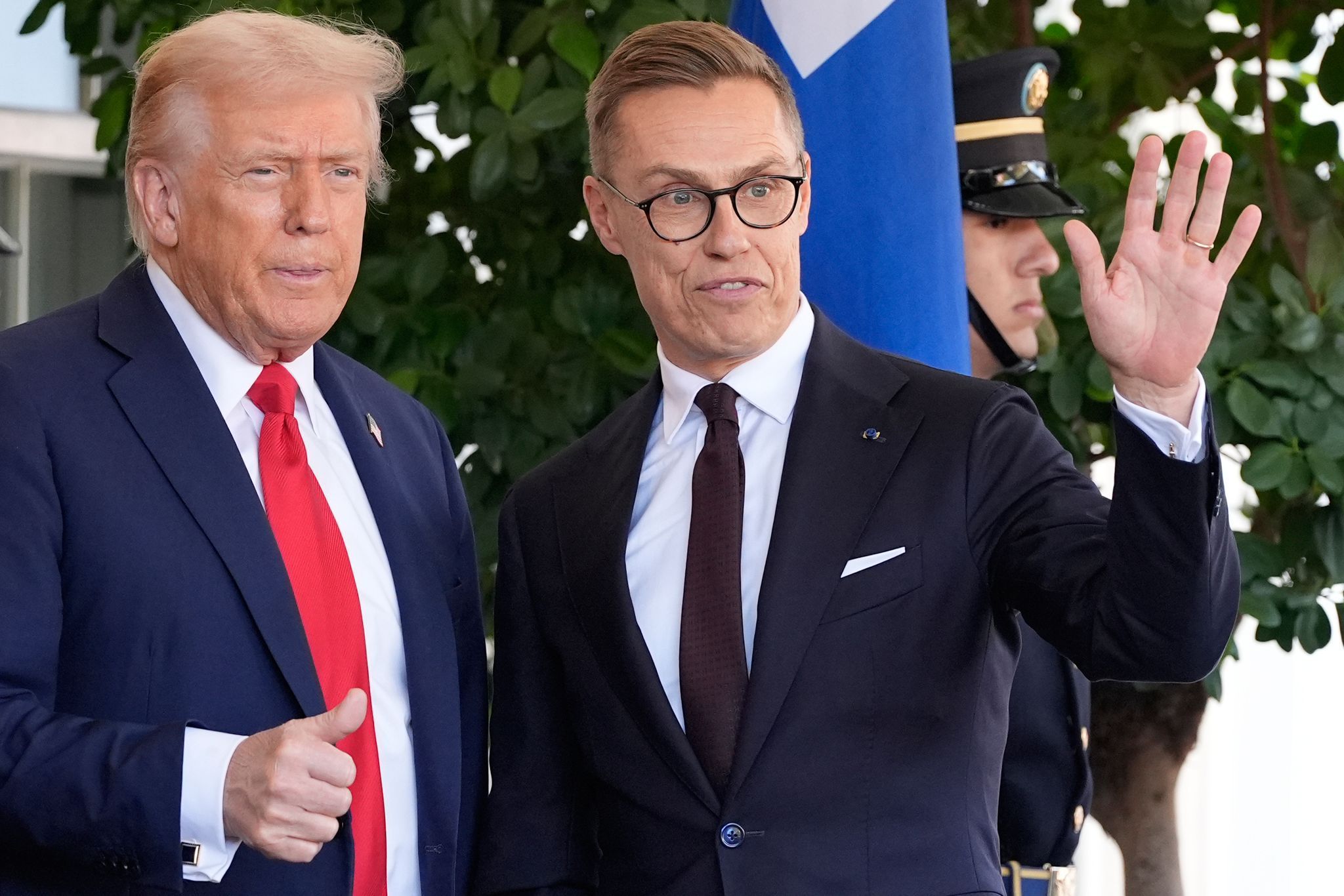 US-Präsident Trump und der finnische Präsident Stubb