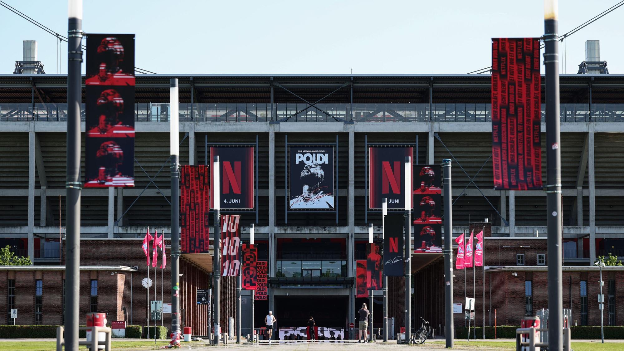 COLOGNE, GERMANY - MAY 27: A general view at the premiere of Netflix's "Poldi" at RheinEnergieStadion on May 27, 2026 in Cologne, Germany. (Photo by Andreas Rentz/Getty Images for Netflix)