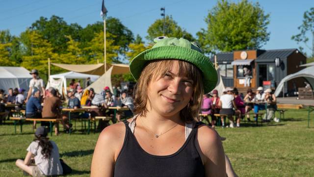 Aktivistin Greta Thunberg bei Klimacamp in Hamm
