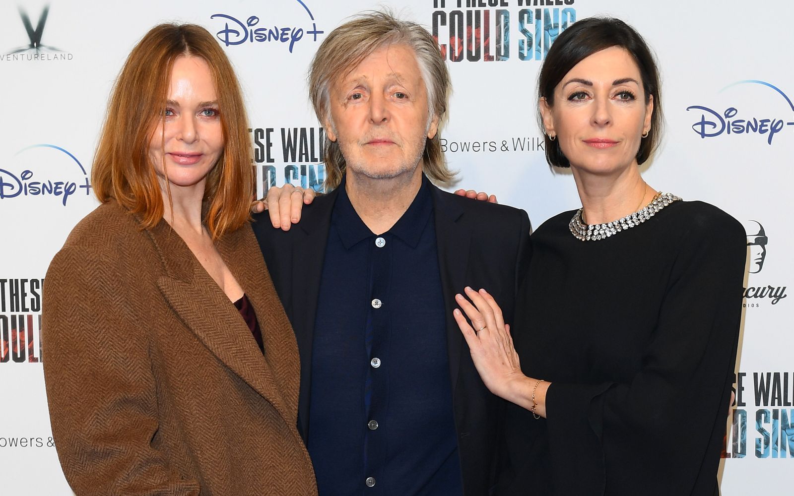 Mary Had A Little Lamb: Paul McCartney mit seinen Töchtern Stella (links) und Mary McCartney.  (Bild: Joe Maher/Getty Images)