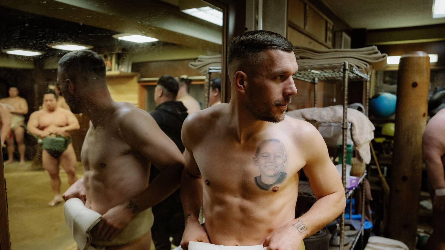 Szene aus der Doku „Poldi“ bei Netflix