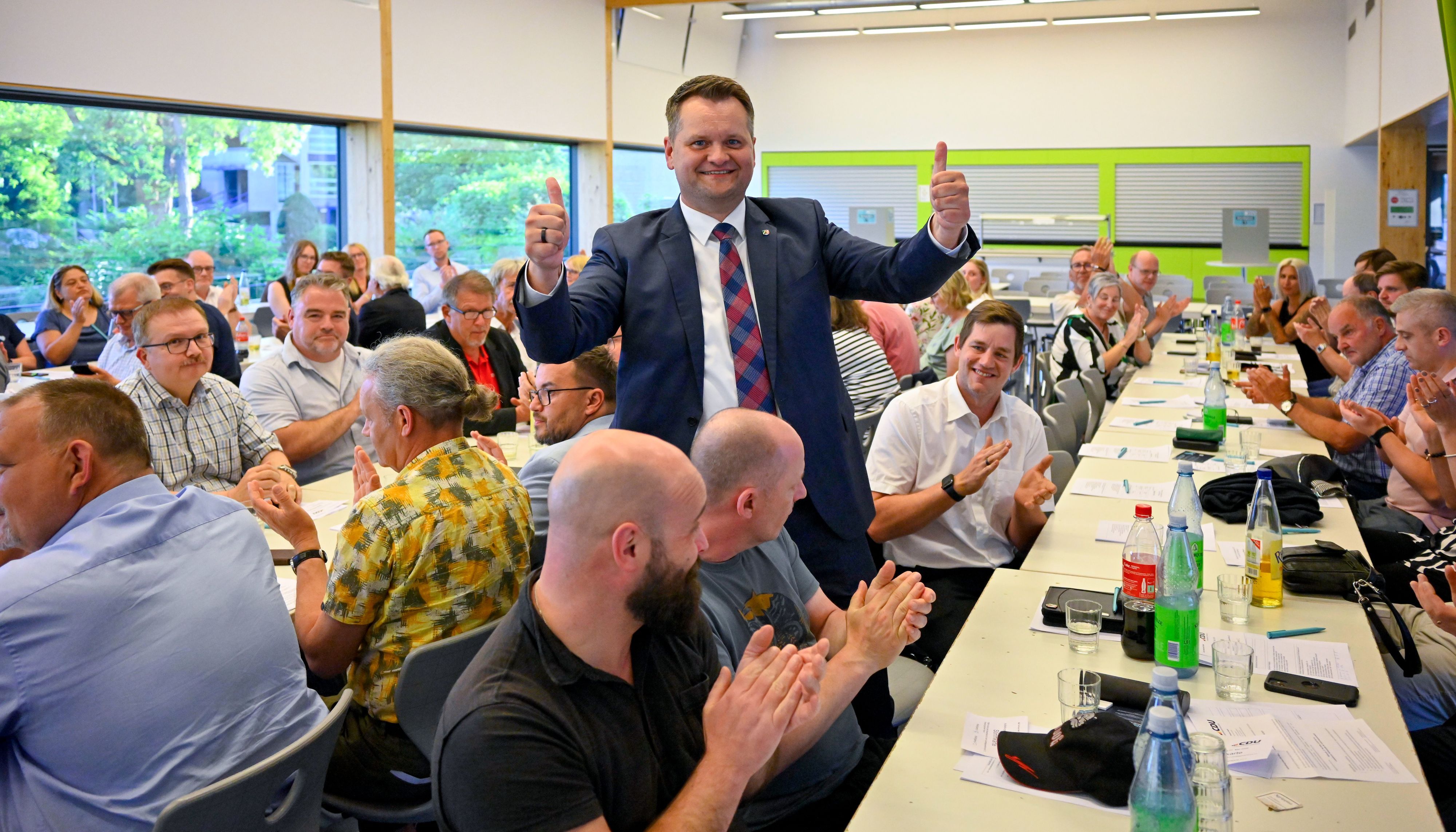 Christian Berger nach seiner Wahl.