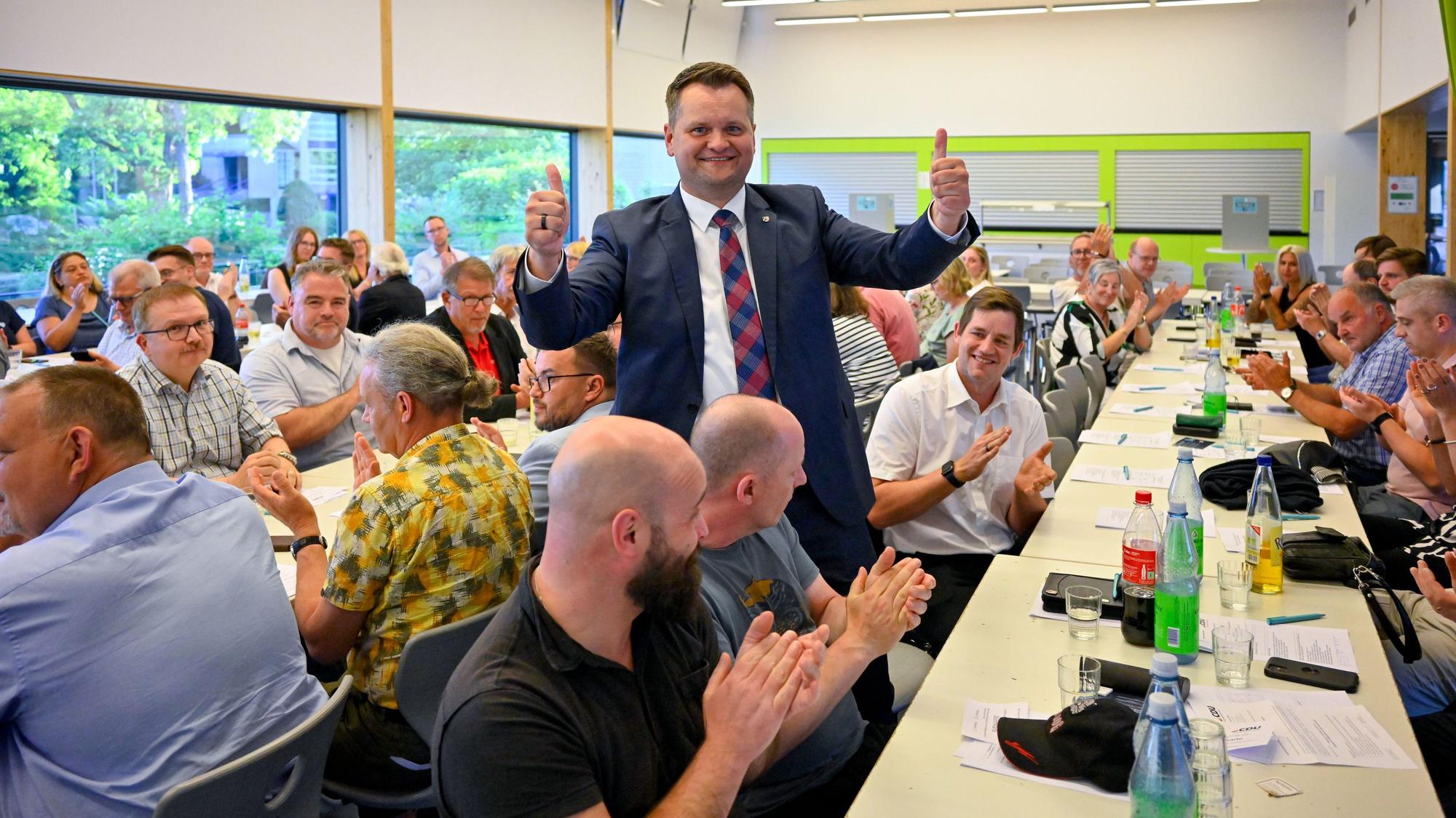 Christian Berger nach seiner Wahl.
