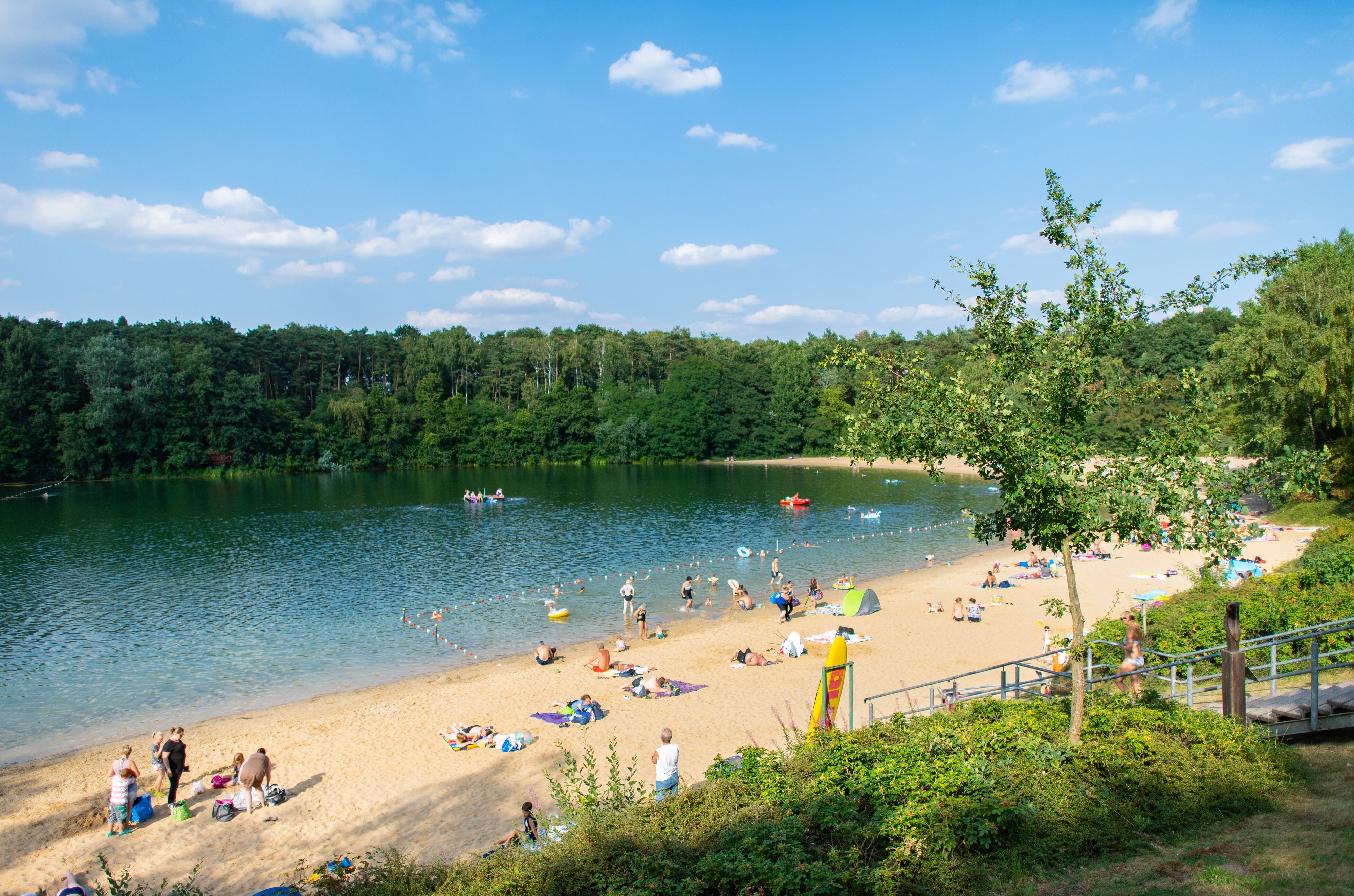 Ein 27-Jähriger war im Feldmarksee in Sassenberg (Archivfoto) untergegangen und konnte nur noch leblos geborgen werden.