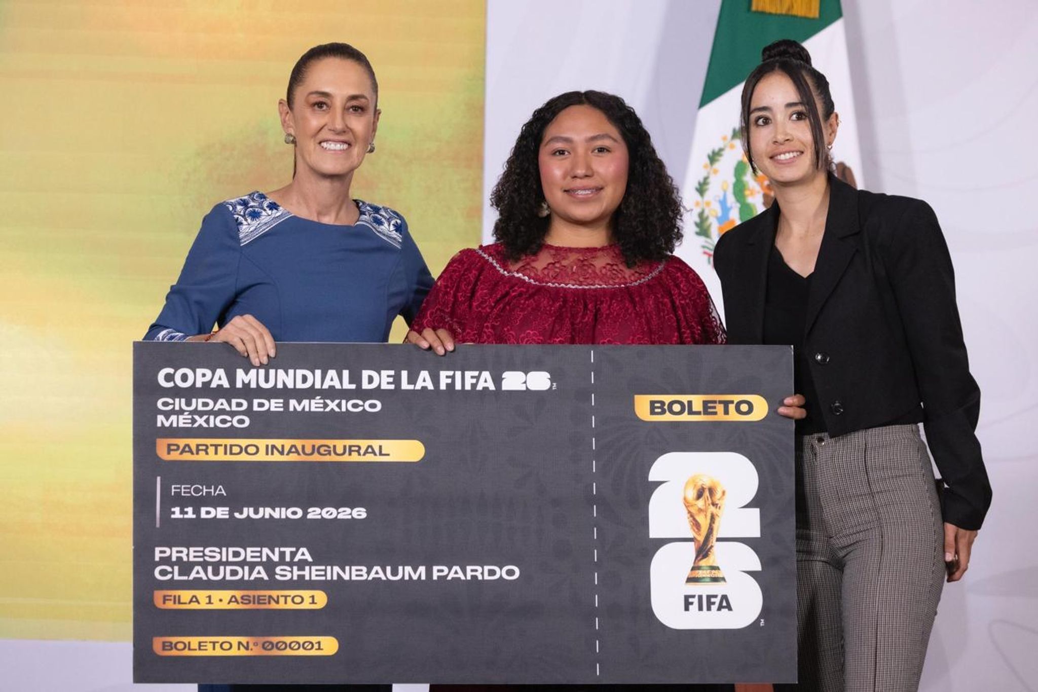 Mexikos Präsidentin schenkt ihr WM-Ticket