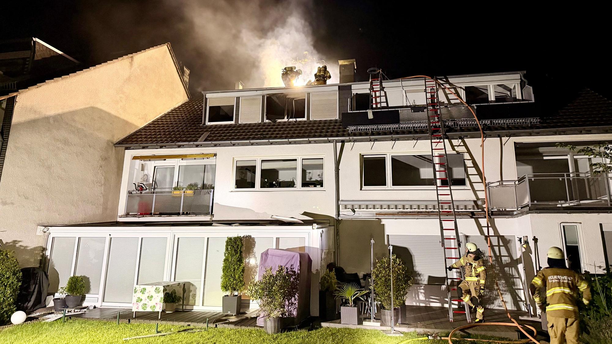 Die Einsatzstelle im Stadtteil Lustheide