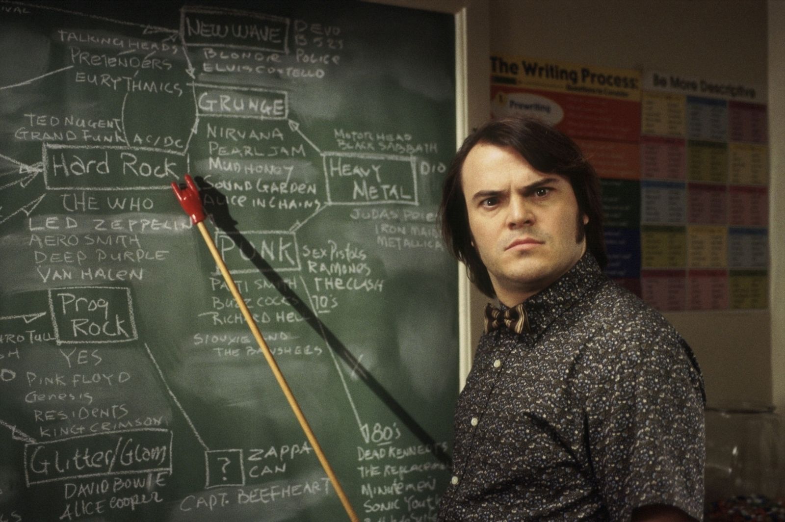 Dewey (Jack Black) sei Dank: Von nun an stehen Headbangen, Rockgeschichte und lässiges Auftreten auf dem Stundenplan. (Bild: Paramount Pictures)
