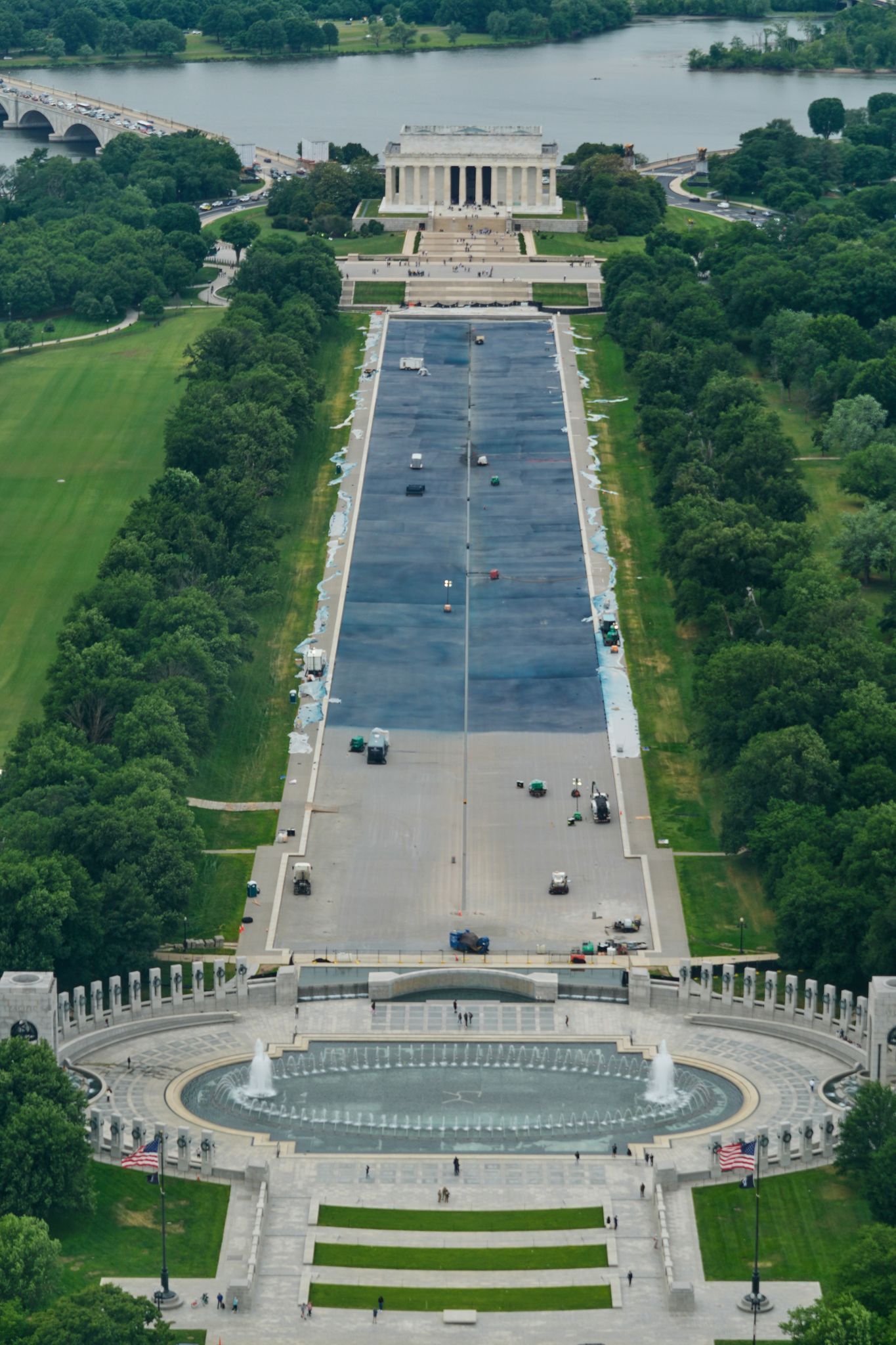 Bauarbeiten in Washington
