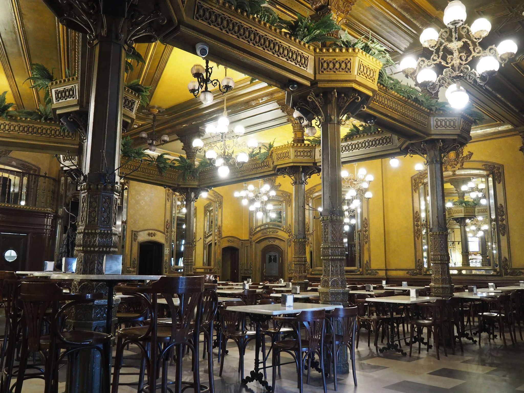 Innenansicht des «Café Iruña»