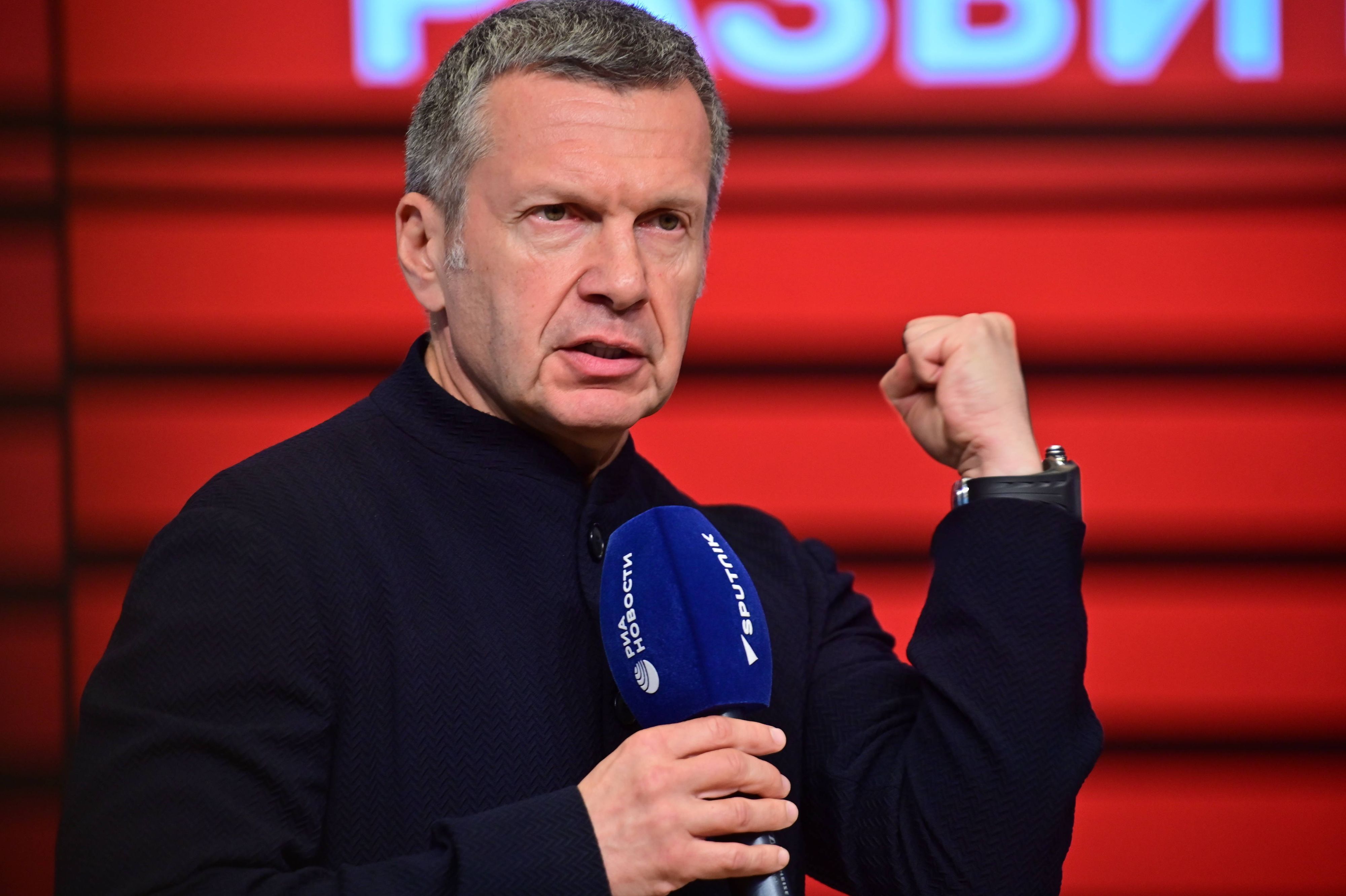 Der russische TV-Propagandist Wladimir Solowjow. (Archivbild)