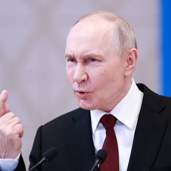 Kremlchef Wladimir Putin bei einem Auftritt vor Journalisten in Kasachstan. (Archivbild)