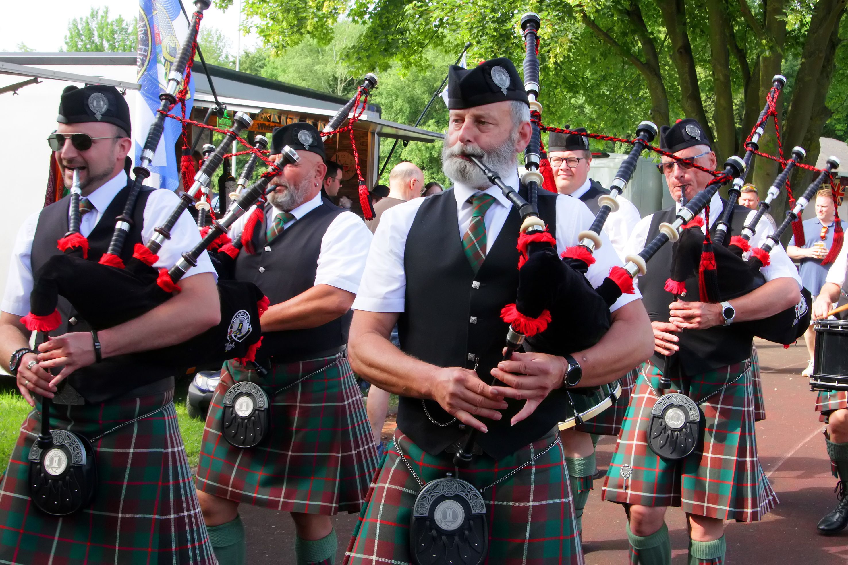 Das Bild zeigt die Castle Pipers aus Wassenberg
