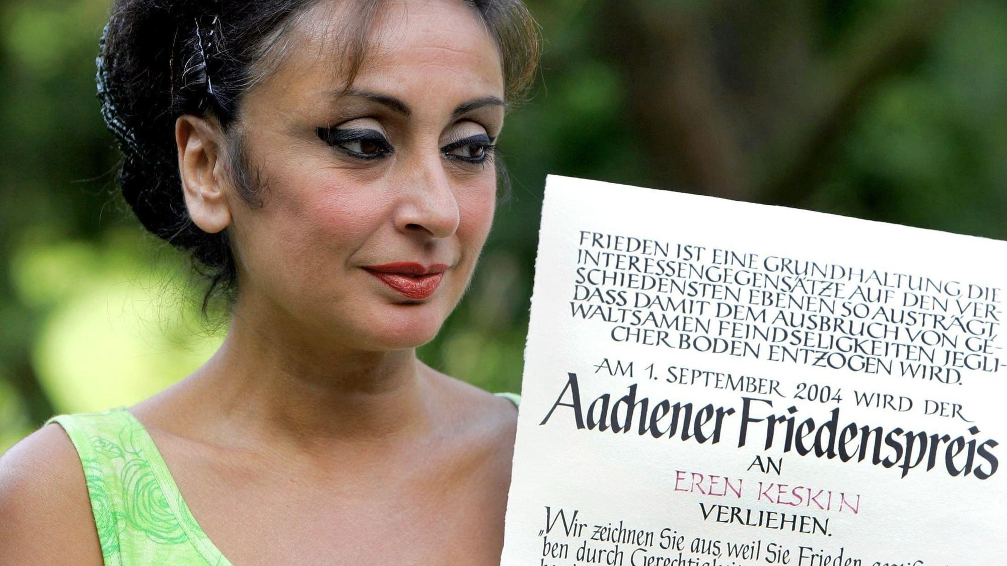 Eren Keskin erhielt bereits 2004 den Aachener Friedenspreis. (Archivbild)