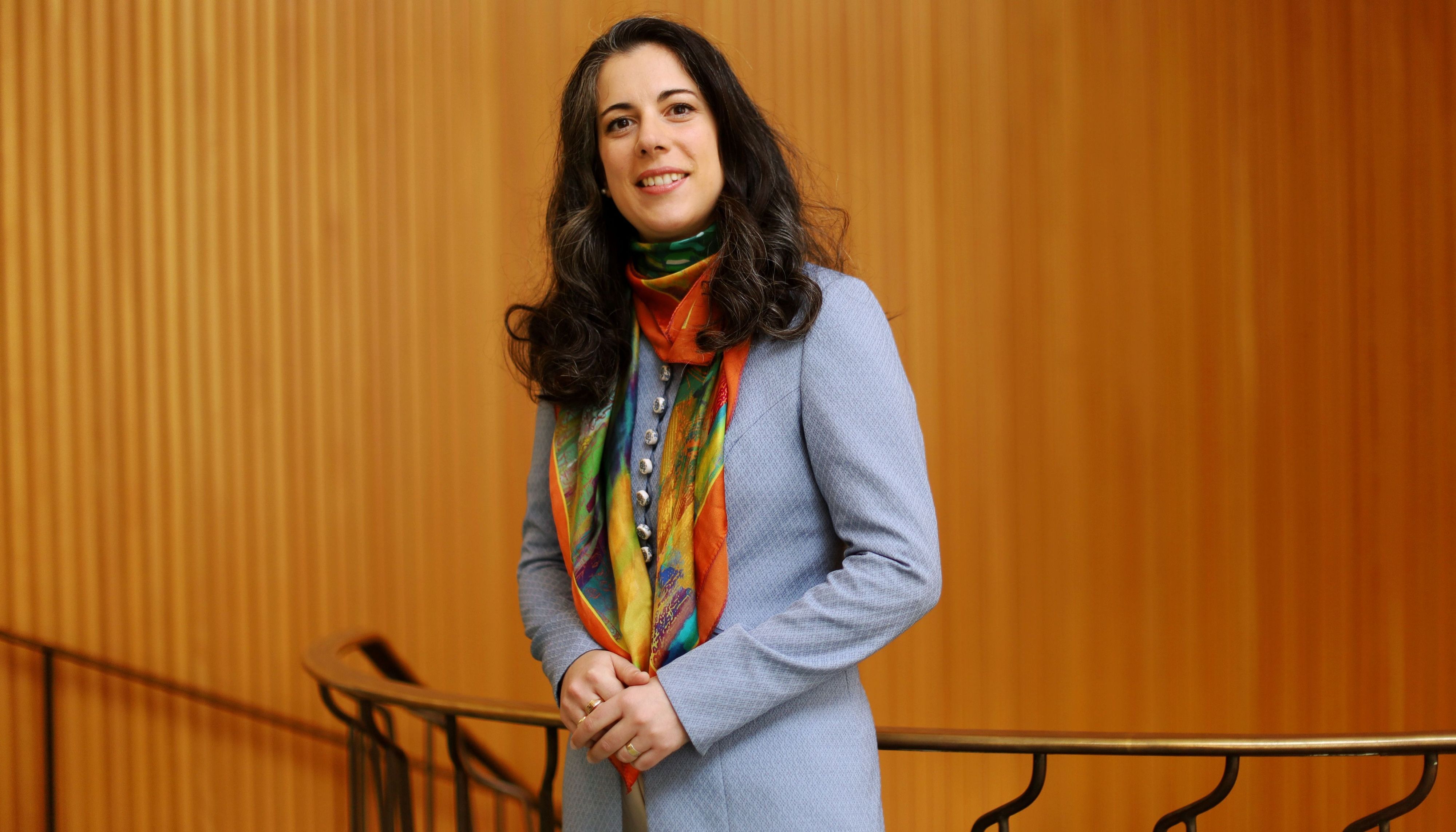 10.04.2026, Köln: Marie Jacquot stellt ihre erste Spielzeit als Chefin des WDR Rundfunksinfonieorchesters vor. Sie ist  neue Chefdirigentin des WDR Sinfonieorchesters. Foto: Arton Krasniqi