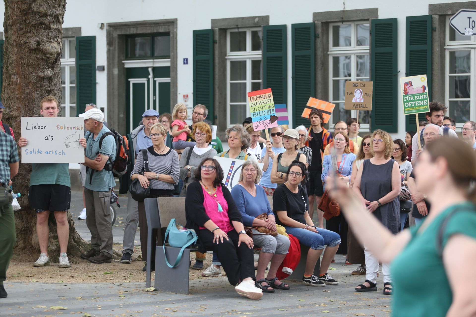 Demo gegen die Afd in Königswinter.