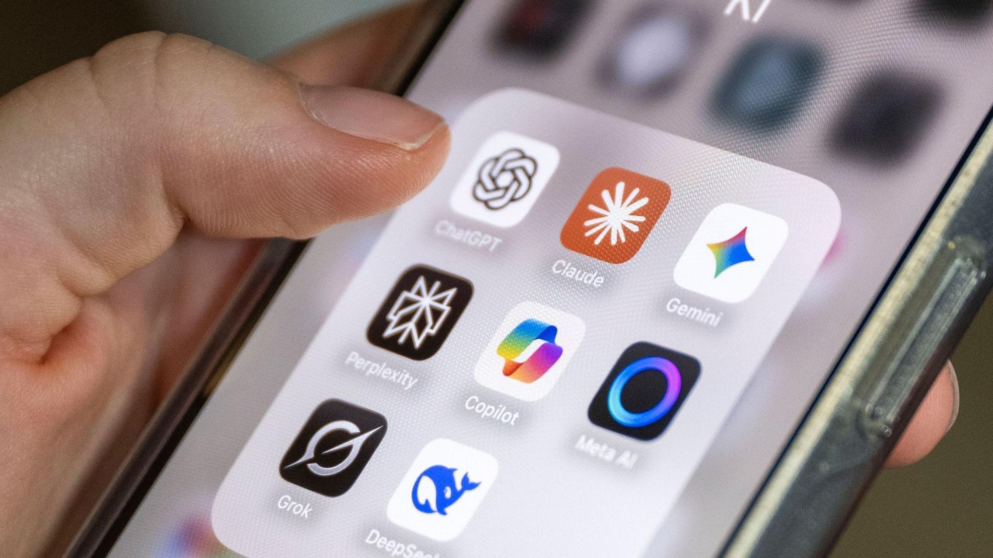 KI-Anwendungen auf einem Smartphone