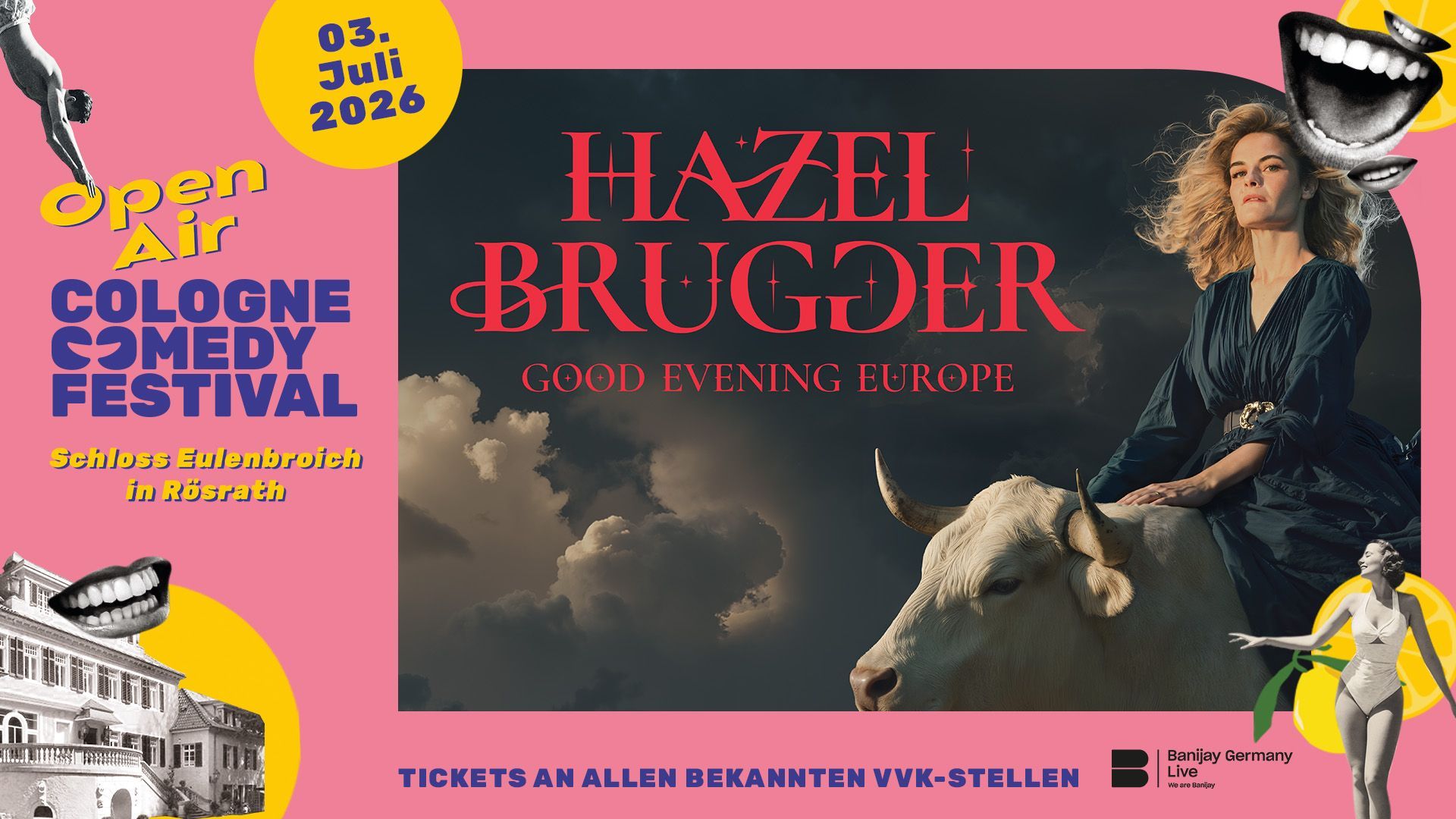 Hazel Brugger live: 2x2 Tickets zu gewinnen.