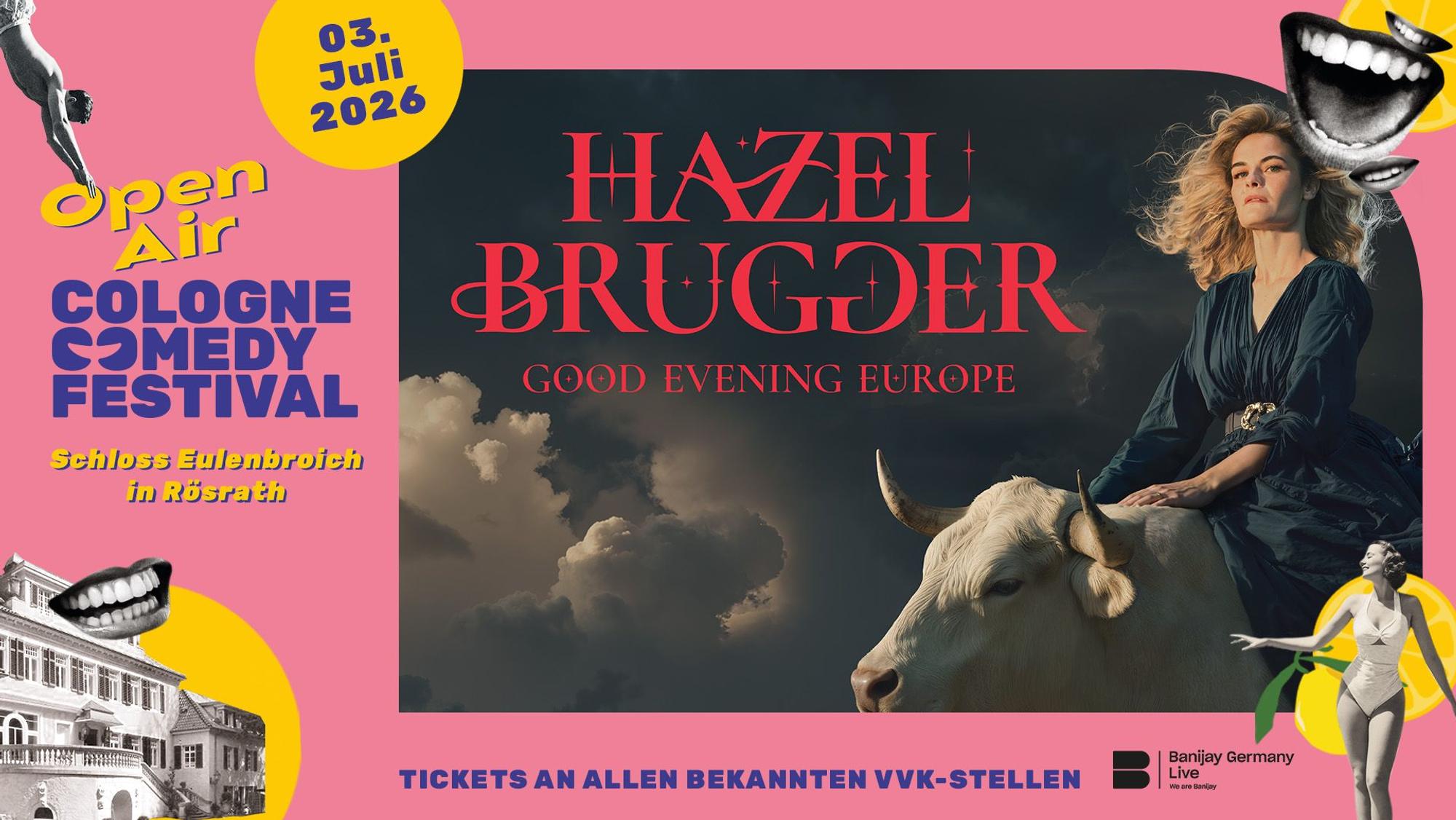 Hazel Brugger live: 2x2 Tickets zu gewinnen.