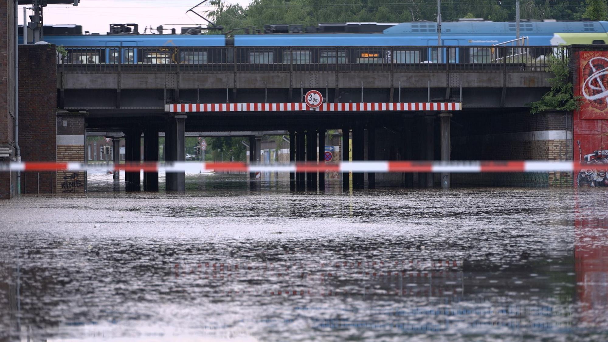 Unwetter in Nordrhein-Westfalen