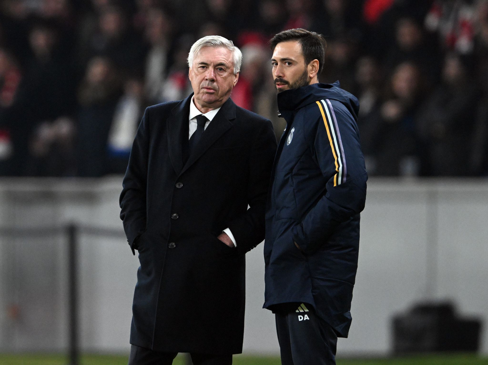 Davide Ancelotti (r) und Carlo Ancelotti