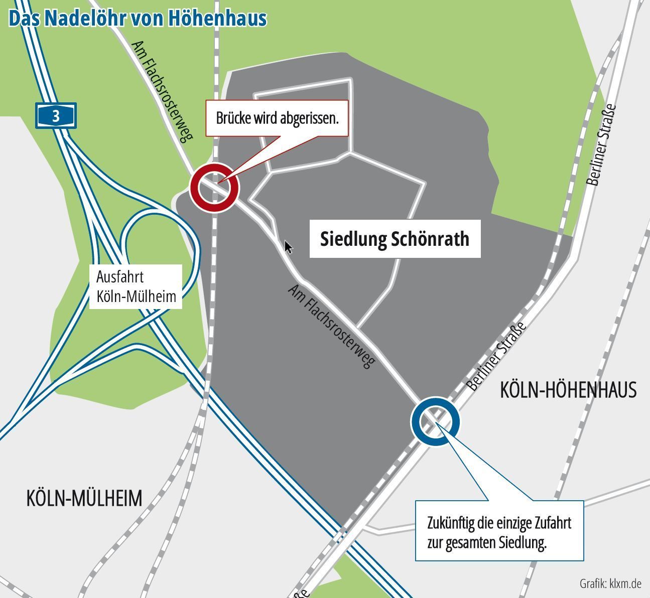 Die Siedlung Schönrath in Köln-Höhenhaus