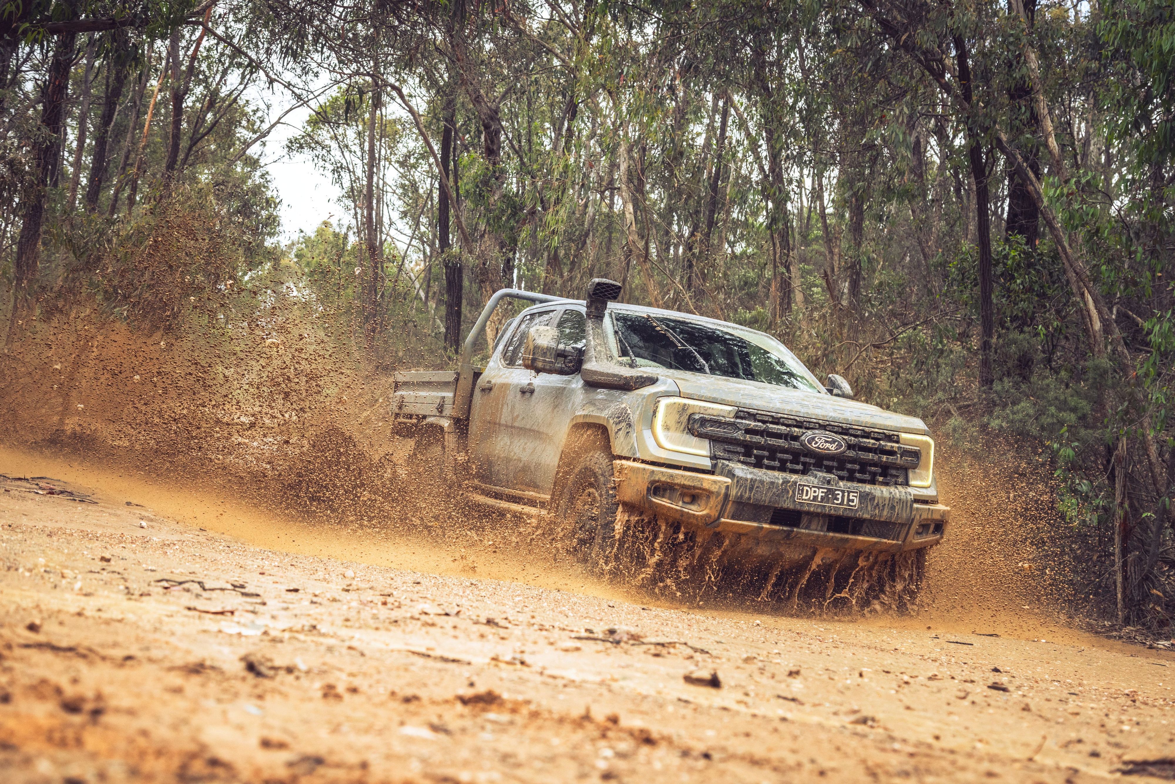 Der neue Ford Ranger Super Duty im Gelände