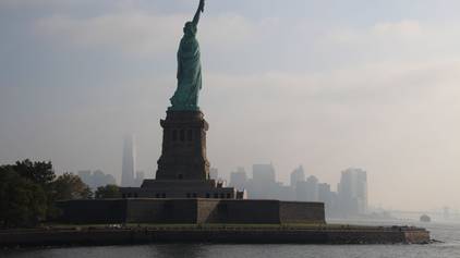 Die Freiheitsstatue in New York