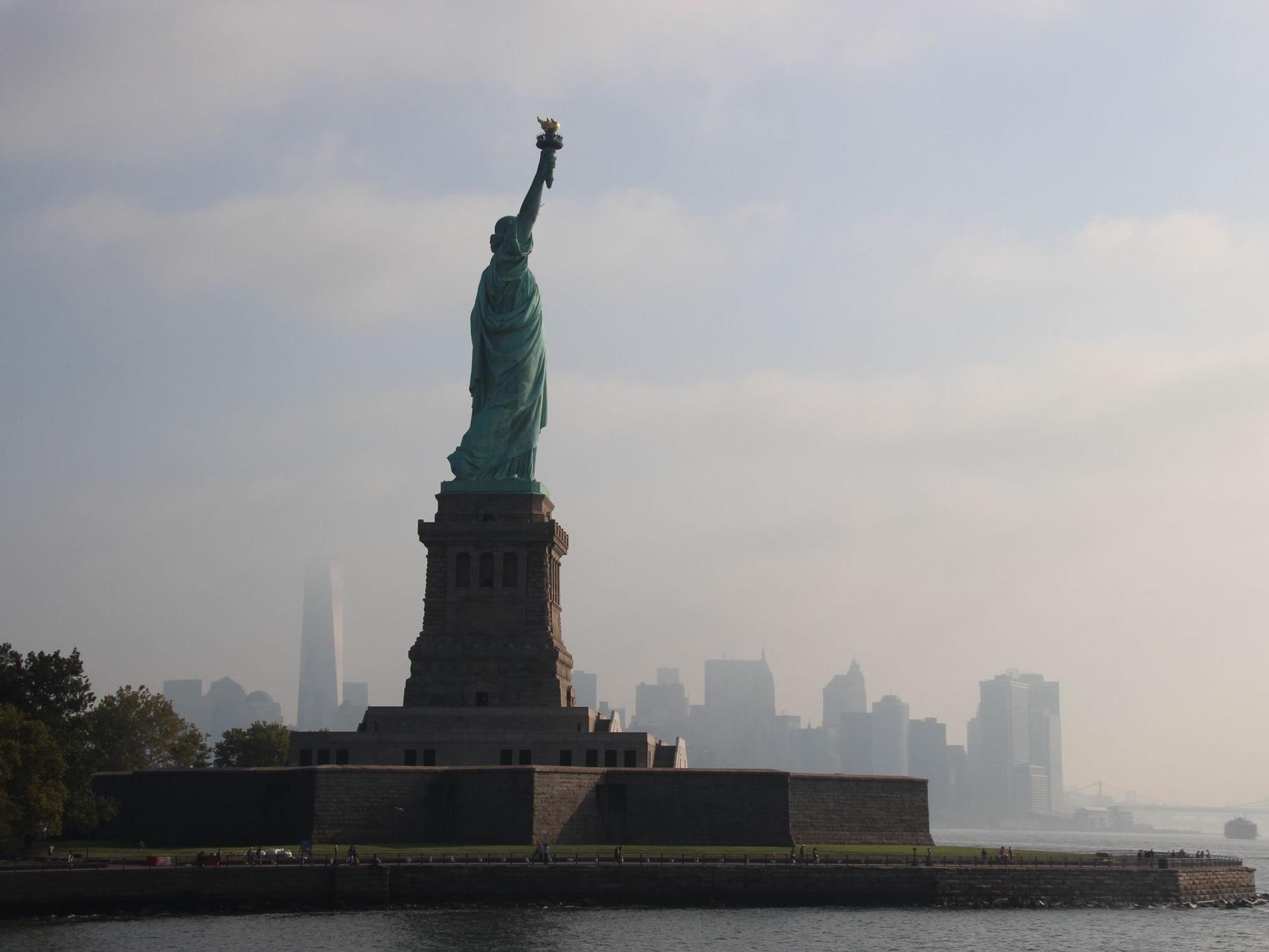 Die Freiheitsstatue in New York