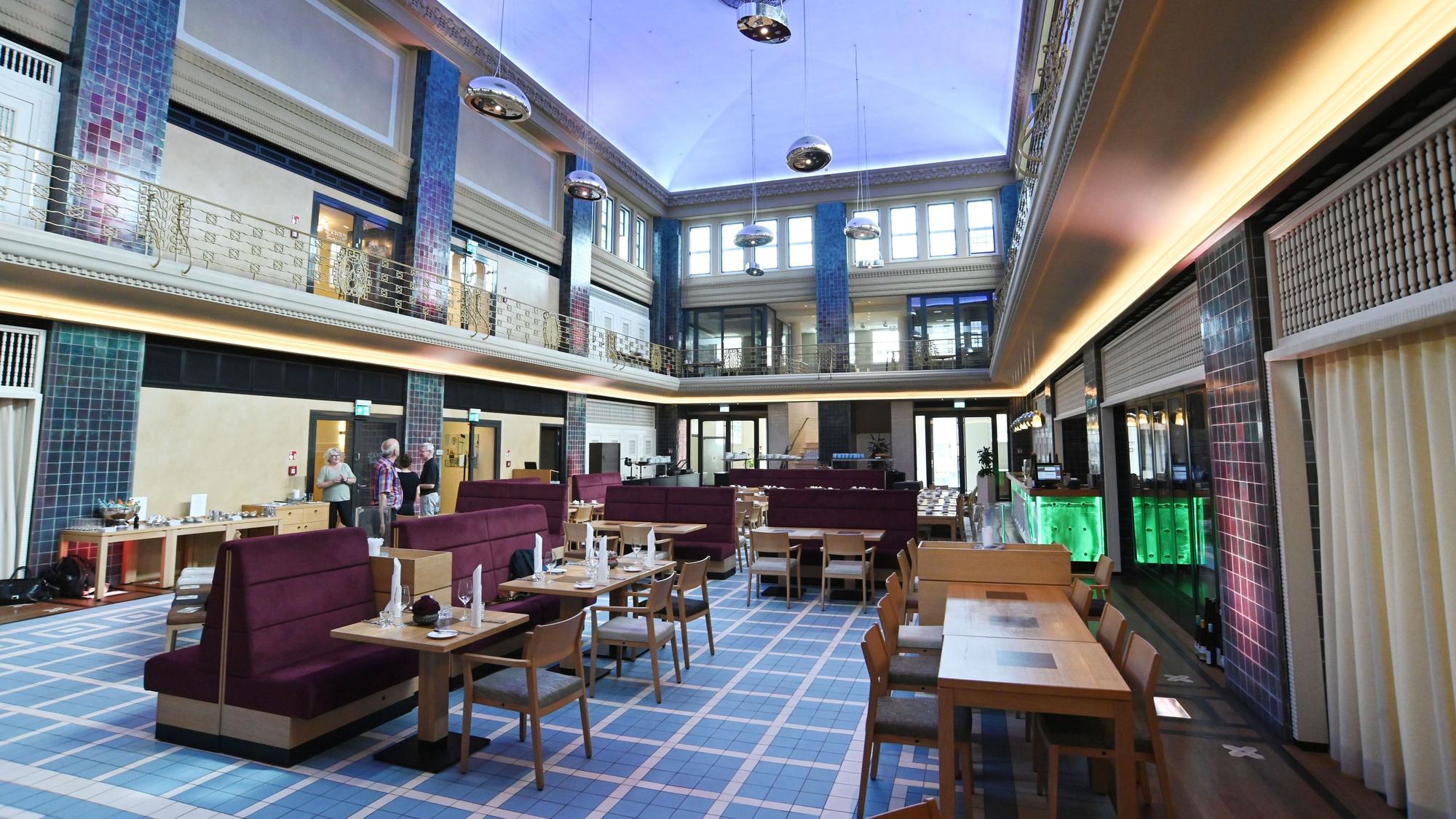 Das Restaurant Stadtpalais im ehemaligen Deutz Kalker Schwimmbad. (Archivbild)