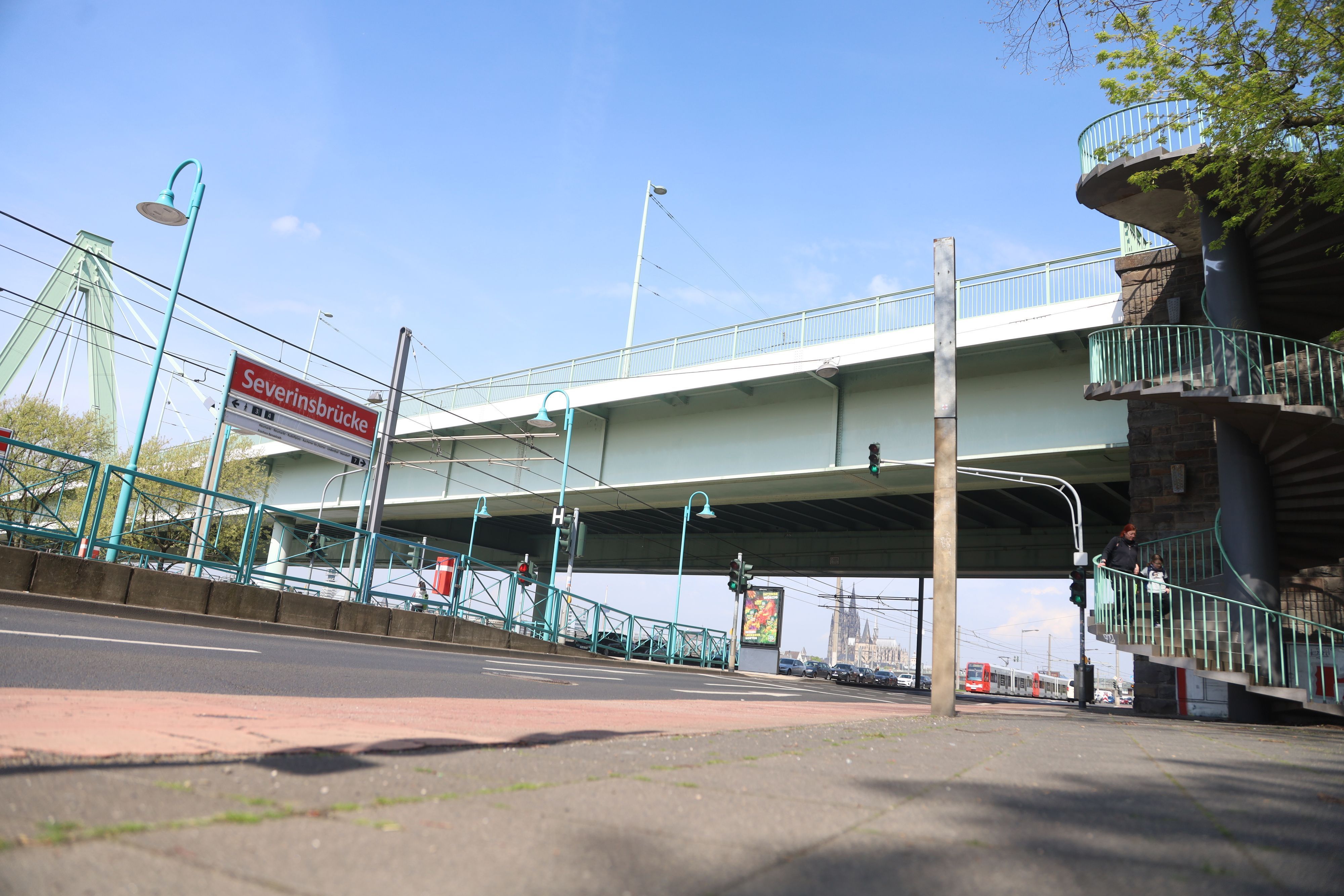 Blick auf die Severinsbrücke