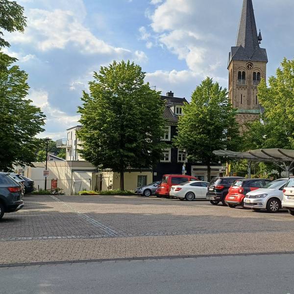 Der Burscheider Marktplatz