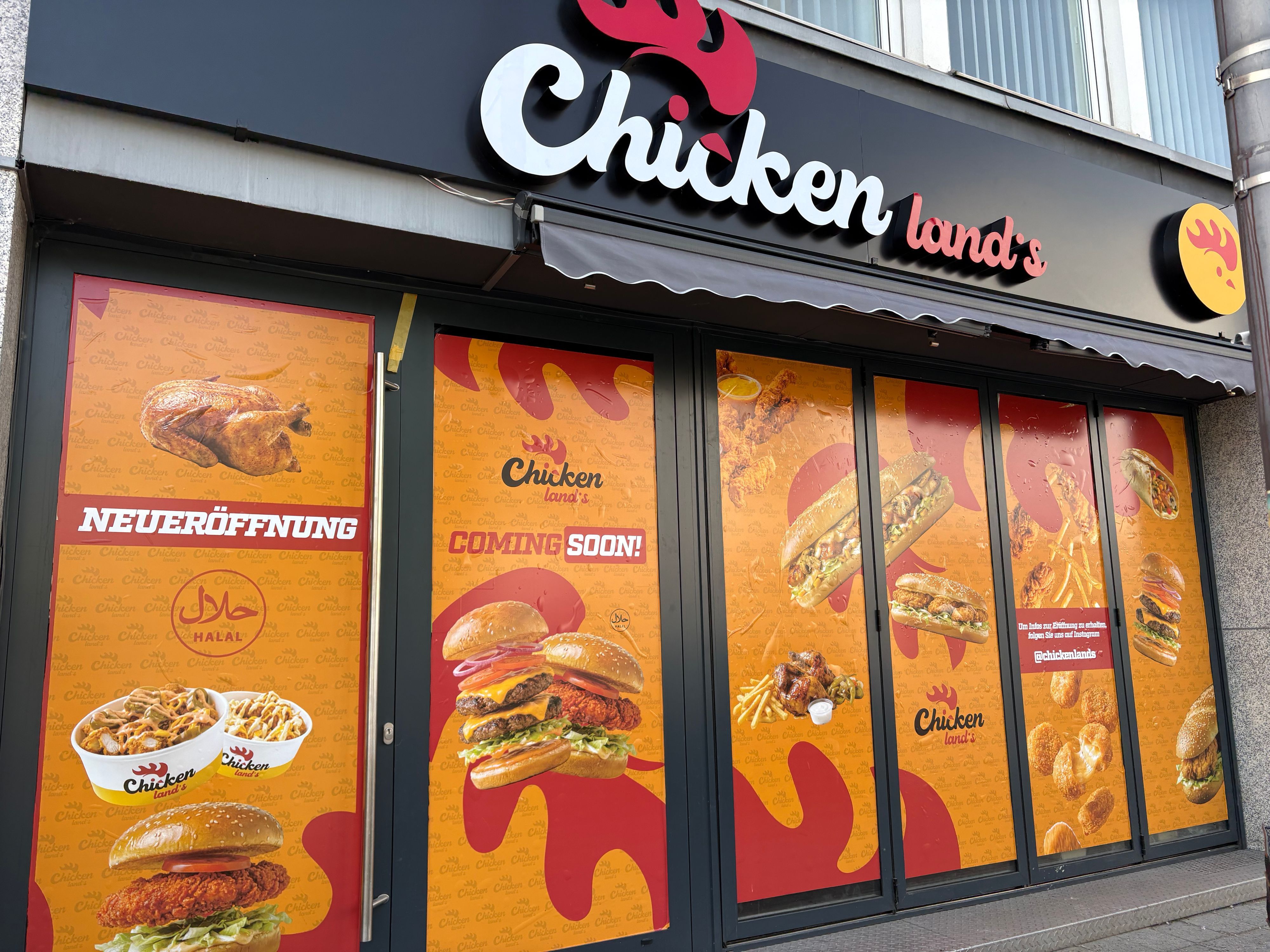 Chicken Land's kommt auch nach Rodenkirchen.