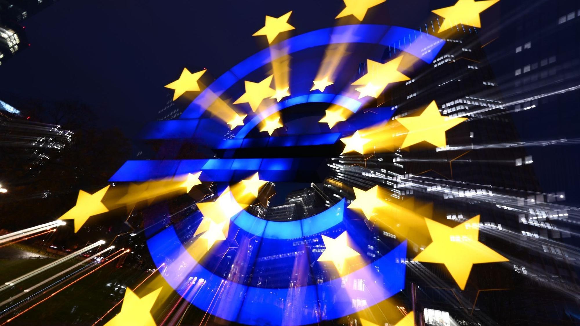 Euro-Skulptur in Frankfurt am Main